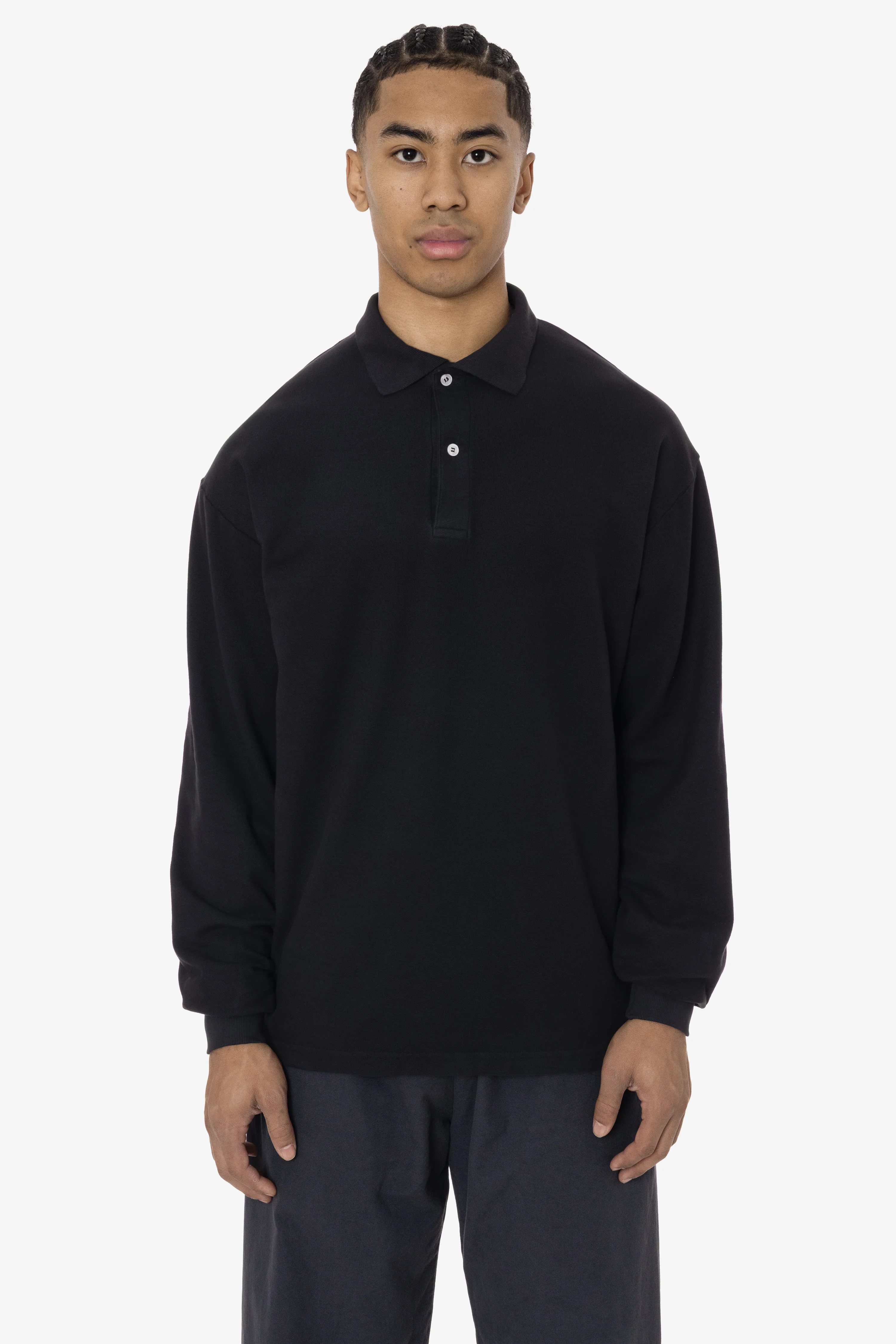 PQ24417GD - Long Sleeve Pique Polo - Image 4