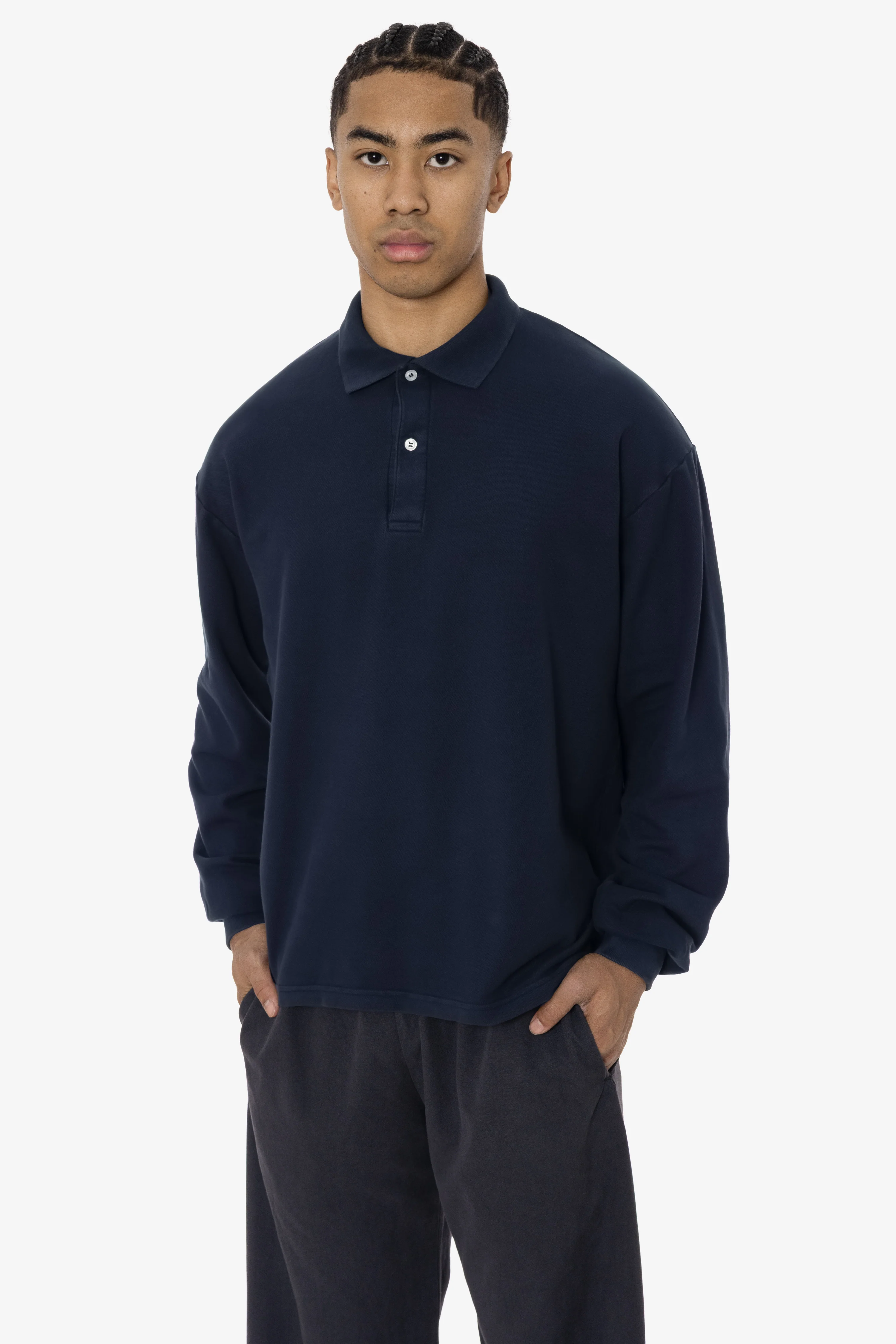 PQ24417GD - Long Sleeve Pique Polo - Image 8