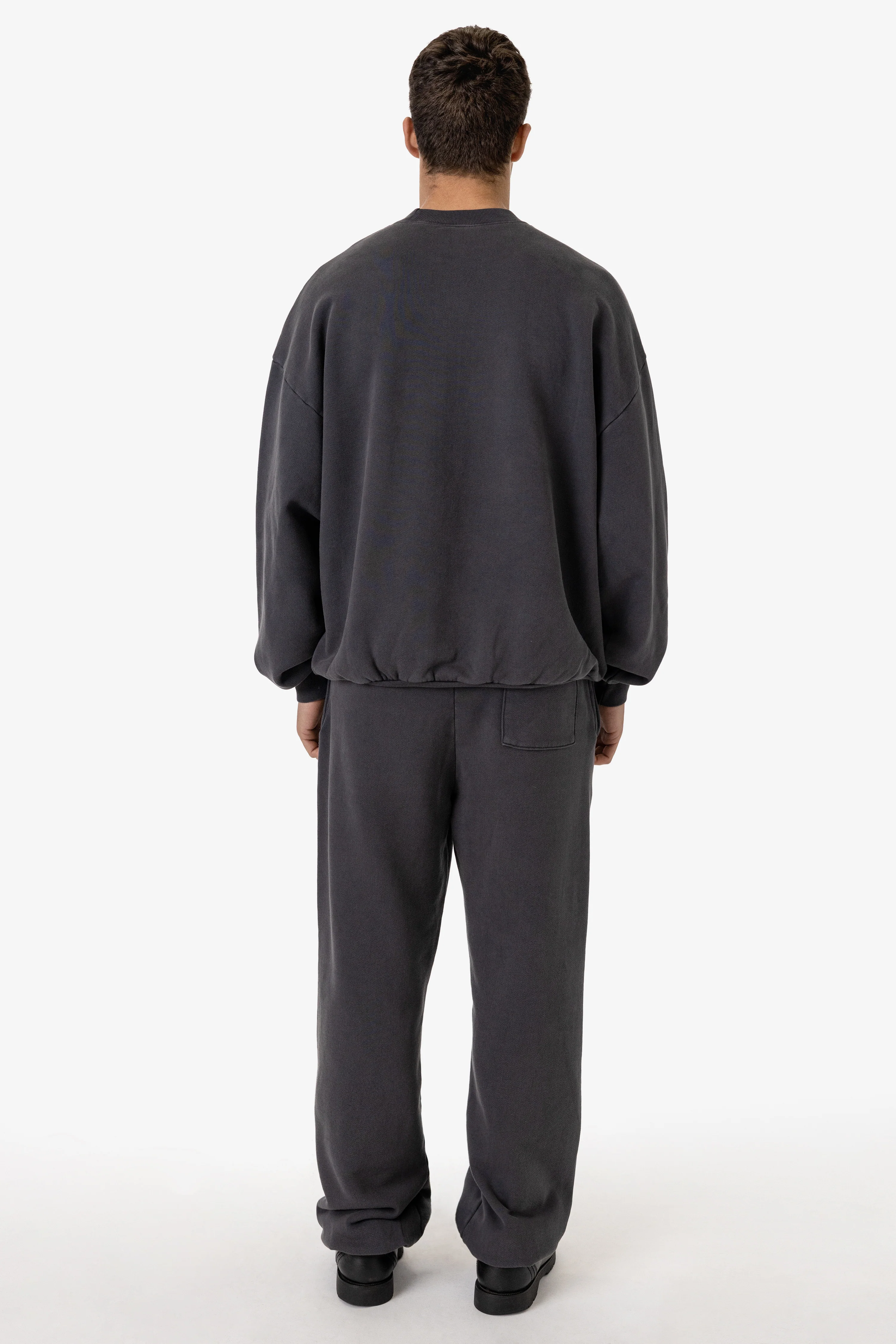 PLU07GD - 16oz. Garment Dye Plush Fleece Pullover Crewneck Sweatshirt - Image 5