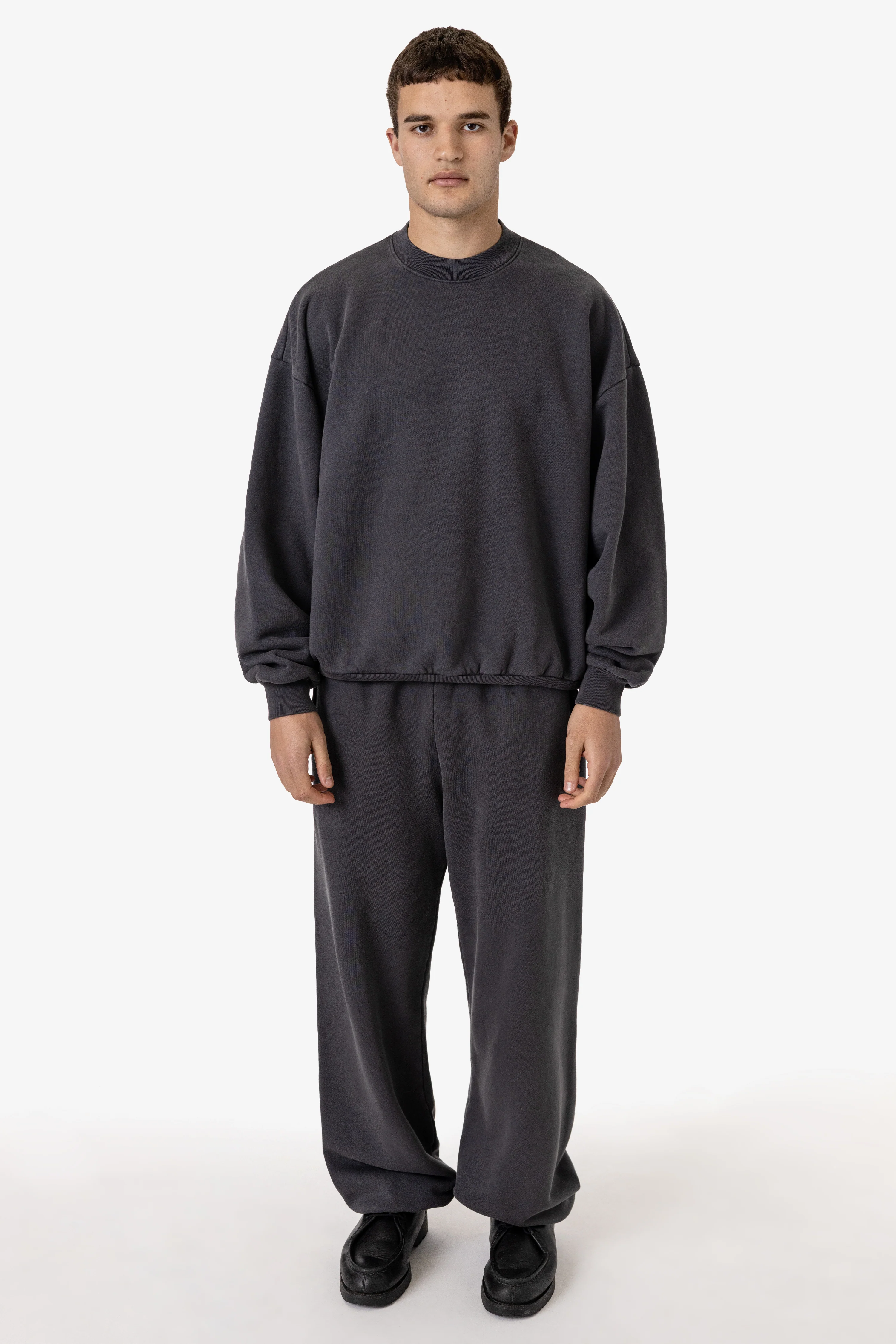 PLU07GD - 16oz. Garment Dye Plush Fleece Pullover Crewneck Sweatshirt - Image 6