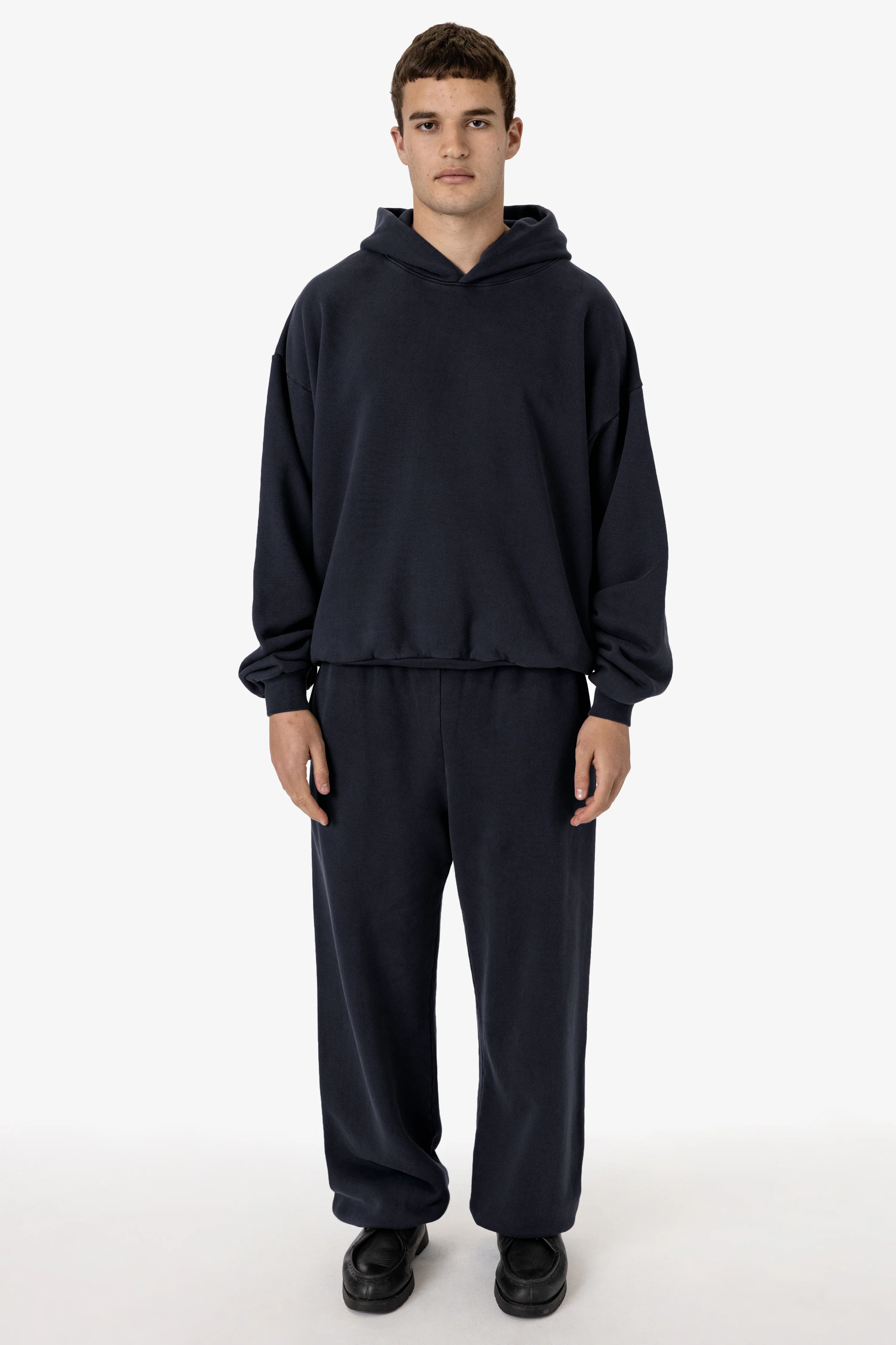 PLU09GD - 16oz. Garment Dye Plush Fleece Hooded Pullover Sweatshirt - Image 6