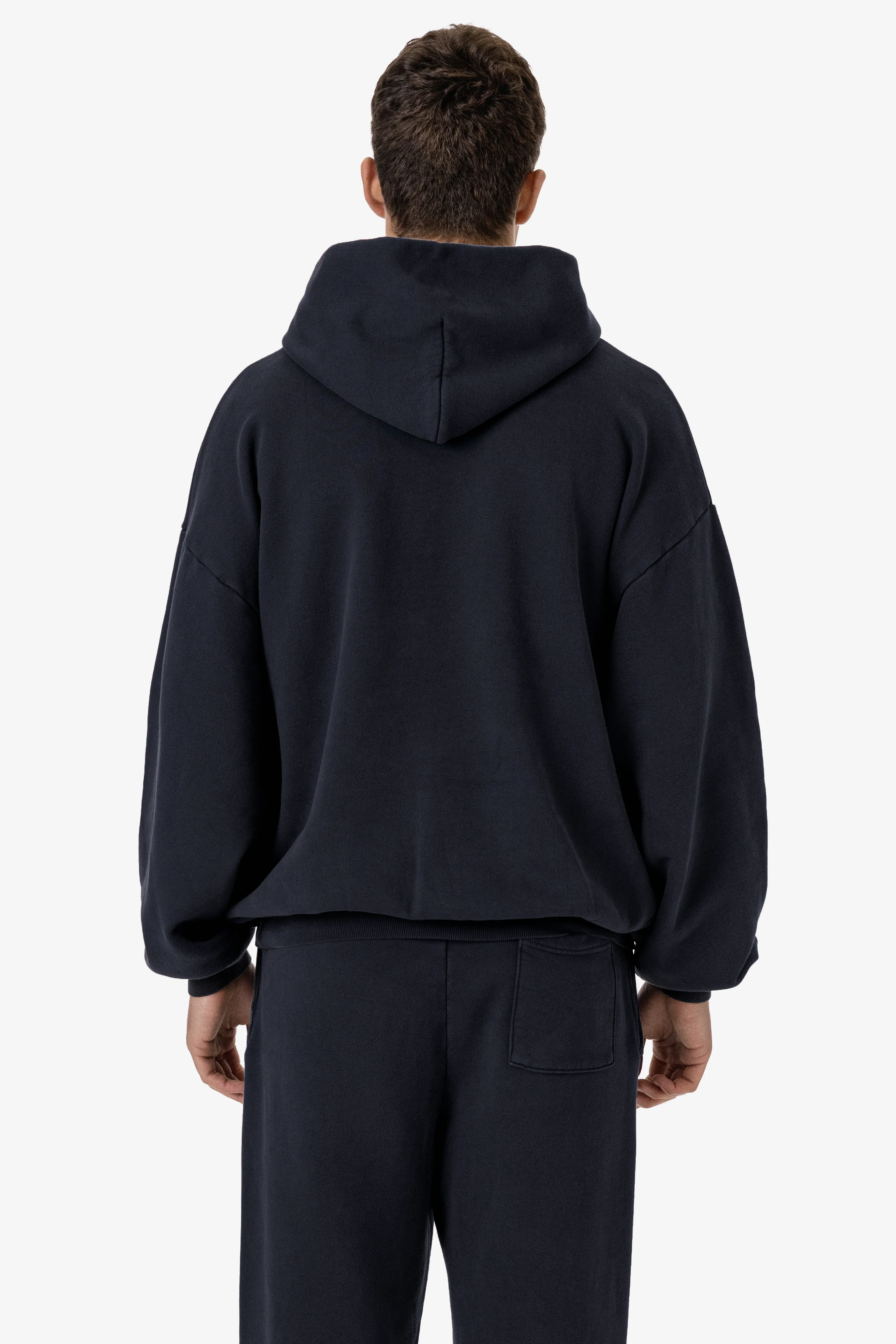 PLU09GD - 16oz. Garment Dye Plush Fleece Hooded Pullover Sweatshirt - Image 7