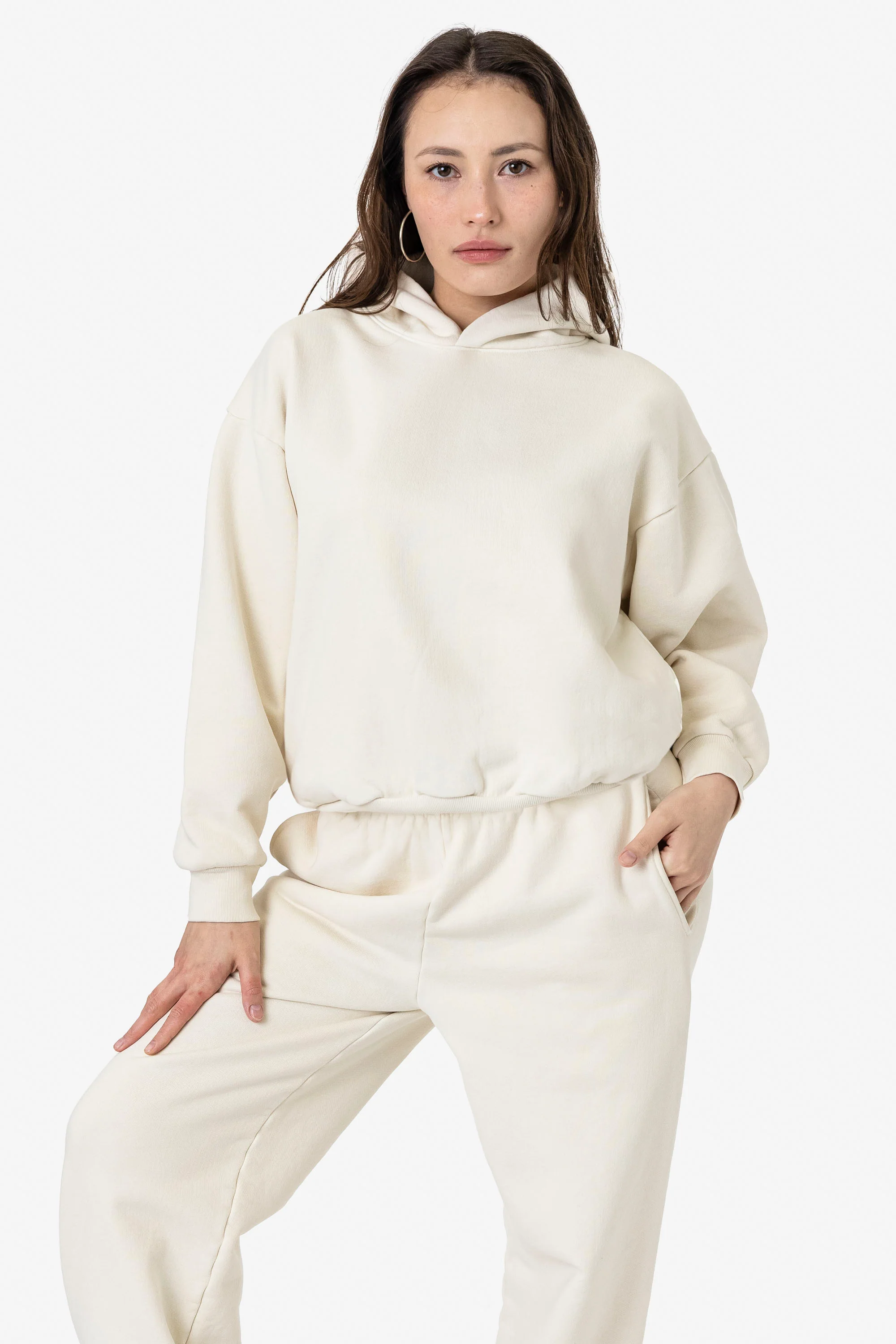 PLU09GD - 16oz. Garment Dye Plush Fleece Hooded Pullover Sweatshirt - Image 9