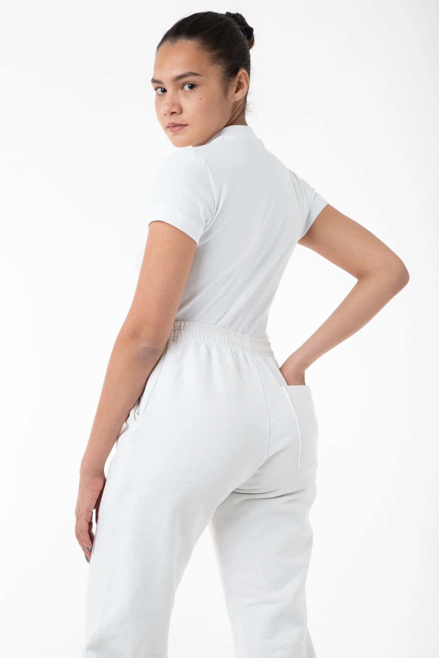 R4309 - Mockneck Cap Sleeve Baby Tee - Image 5