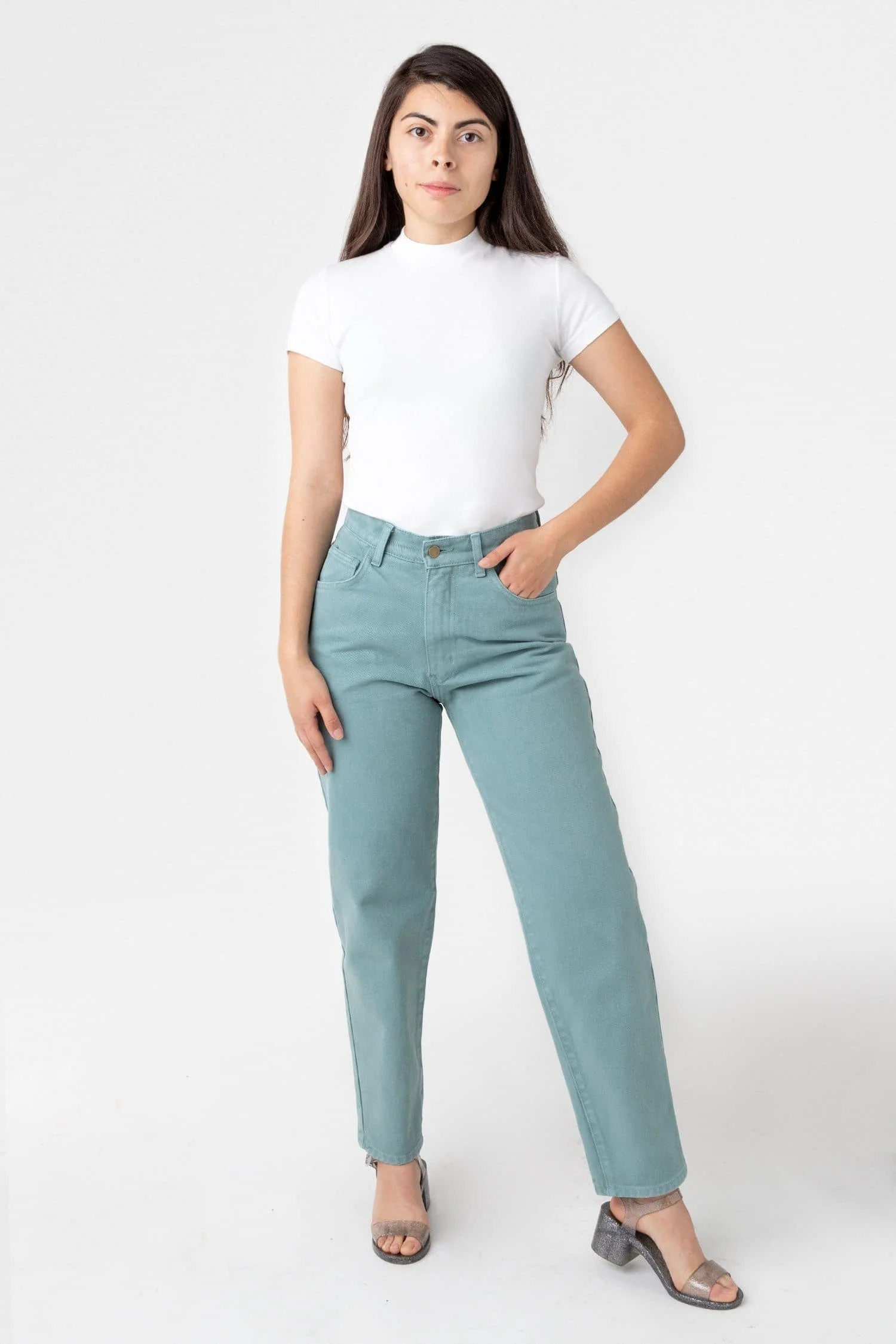 RBDW01GD - Garment Dye Women's Relaxed Fit Bull Denim Jean - Image 5