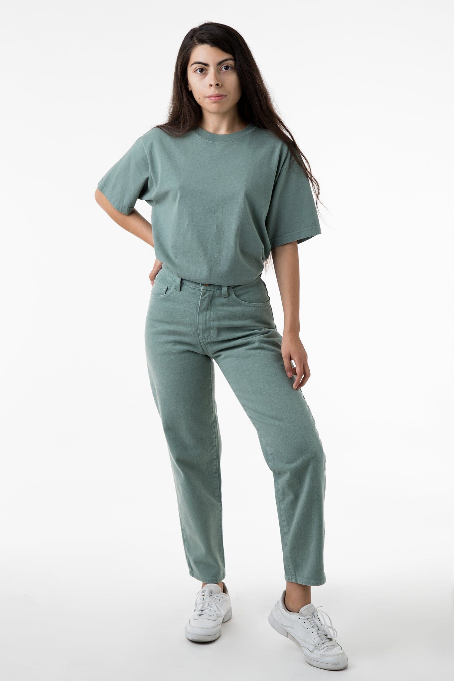 RBDW01GD - Garment Dye Women's Relaxed Fit Bull Denim Jean - Image 2