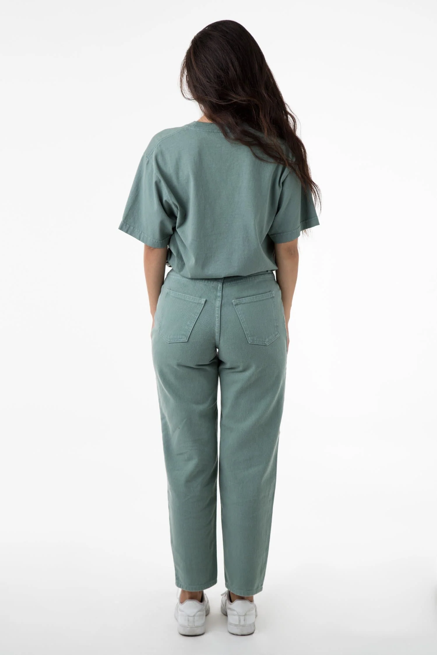 RBDW01GD - Garment Dye Women's Relaxed Fit Bull Denim Jean - Image 5