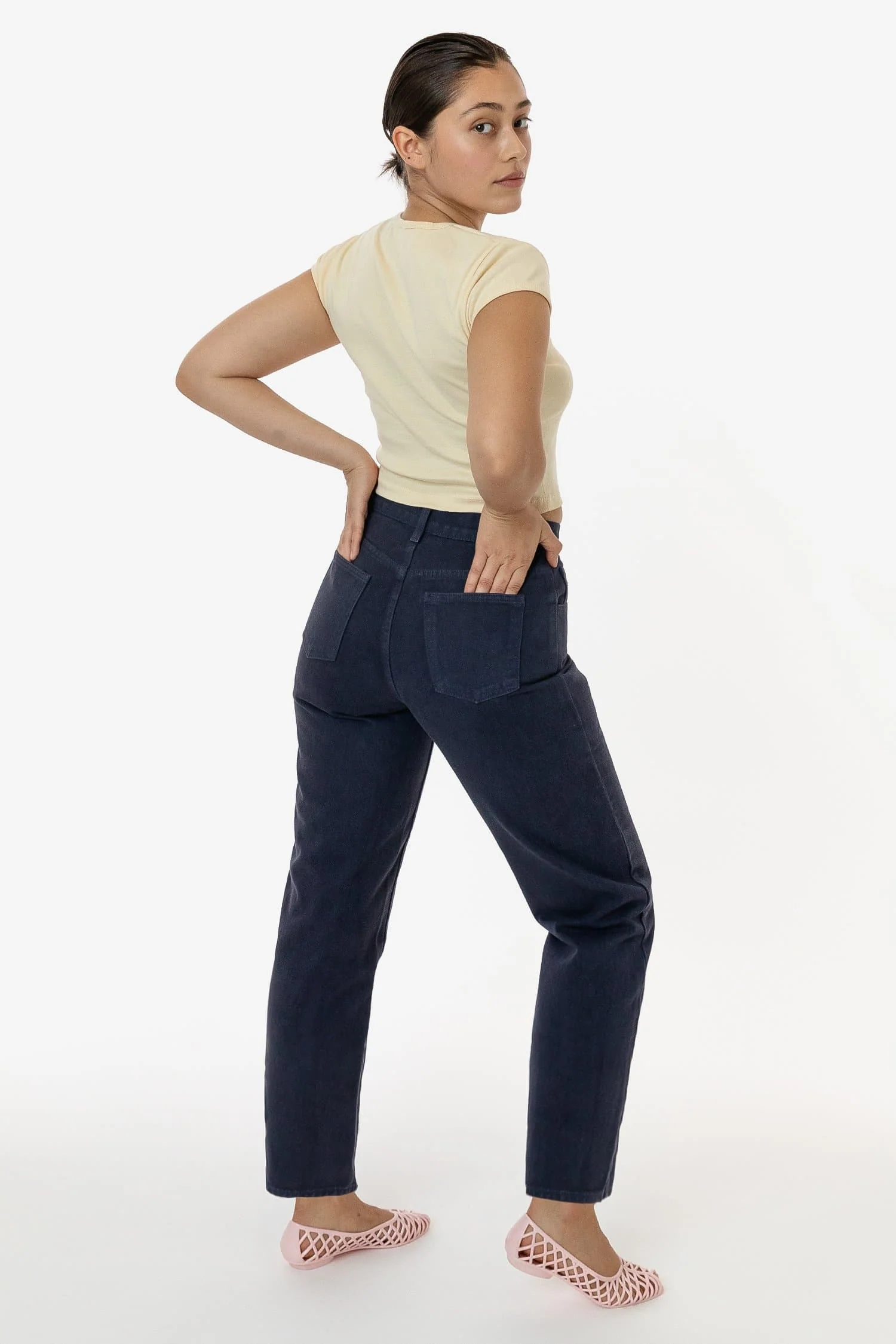 RBDW01GD - Garment Dye Women's Relaxed Fit Bull Denim Jean (New Colors) - Image 4