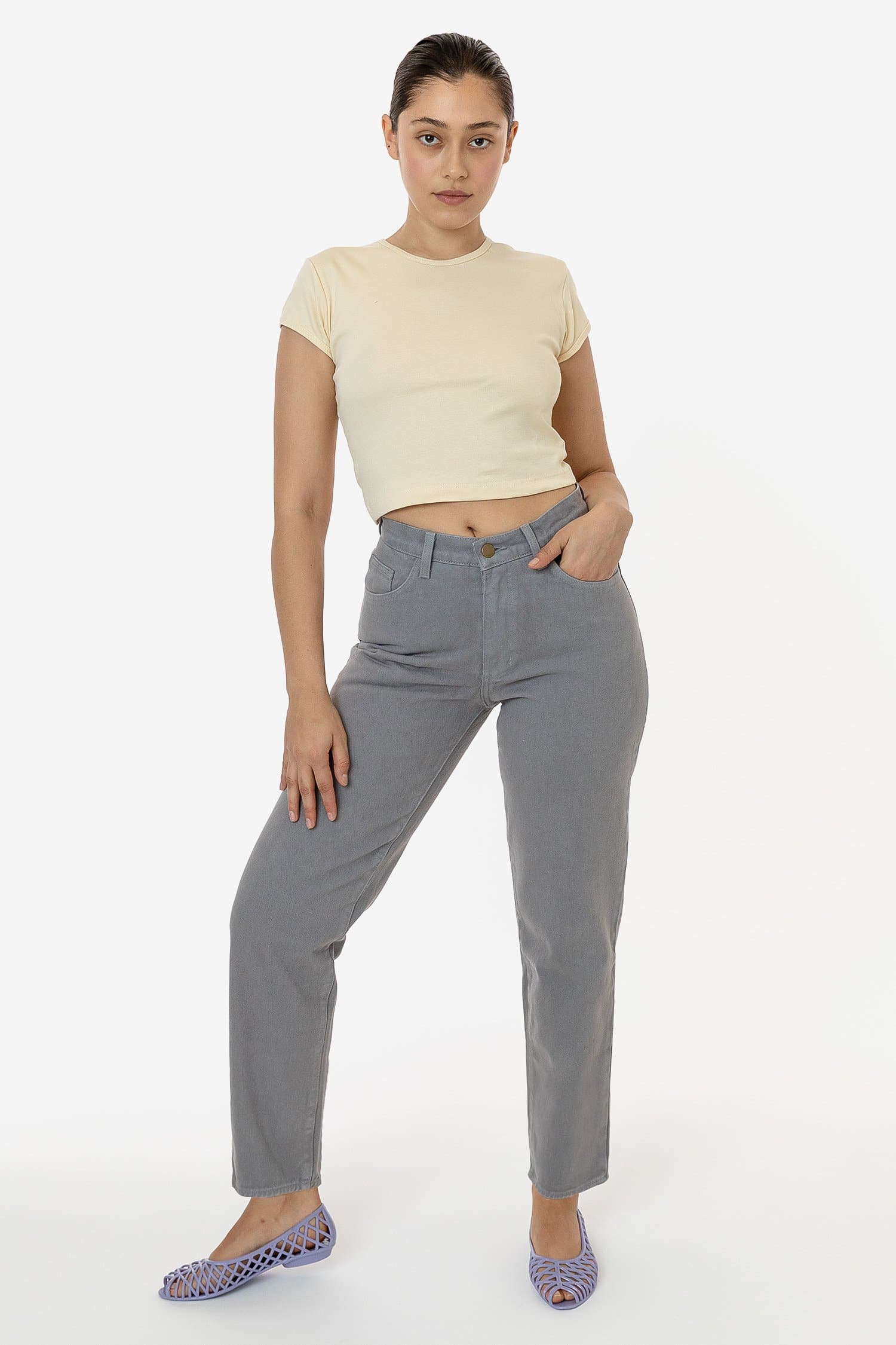 RBDW01GD - Garment Dye Women's Relaxed Fit Bull Denim Jean - Image 3