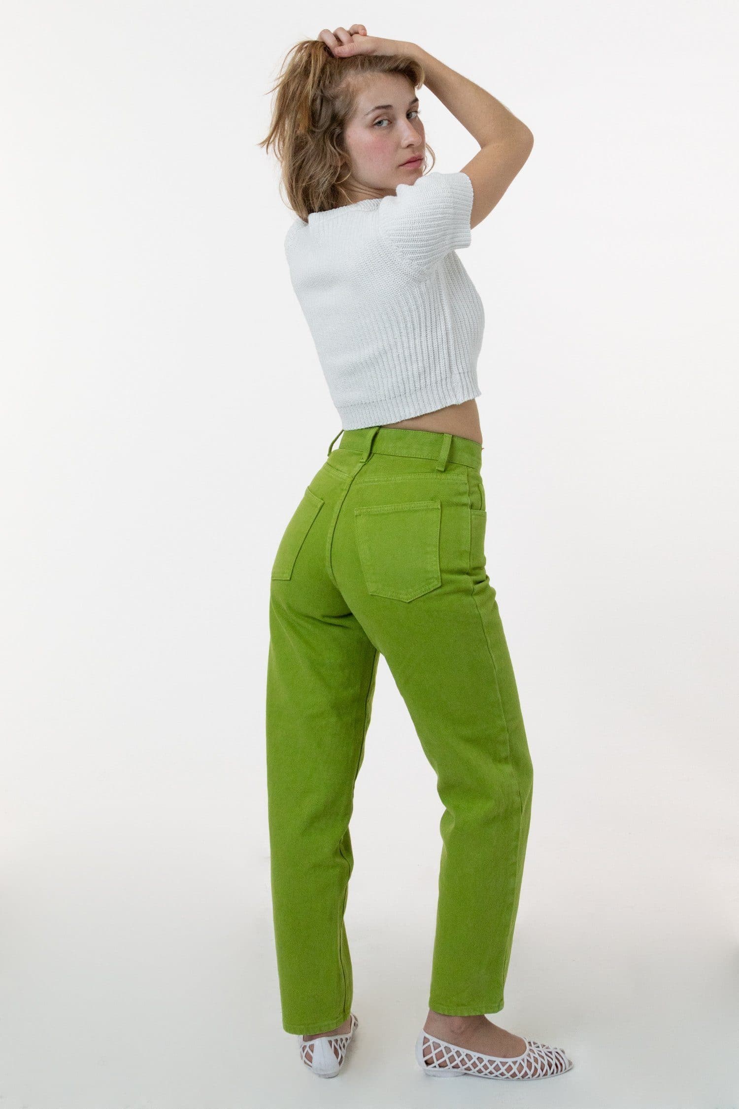 RBDW01GD - Garment Dye Women's Relaxed Fit Bull Denim Jean - Image 4