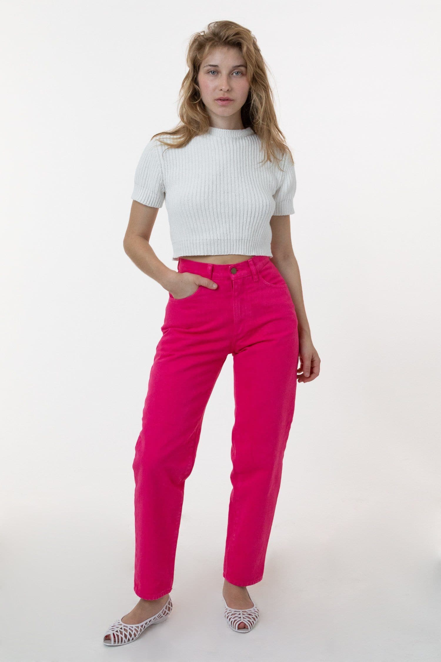 RBDW01GD - Garment Dye Women's Relaxed Fit Bull Denim Jean - Image 8