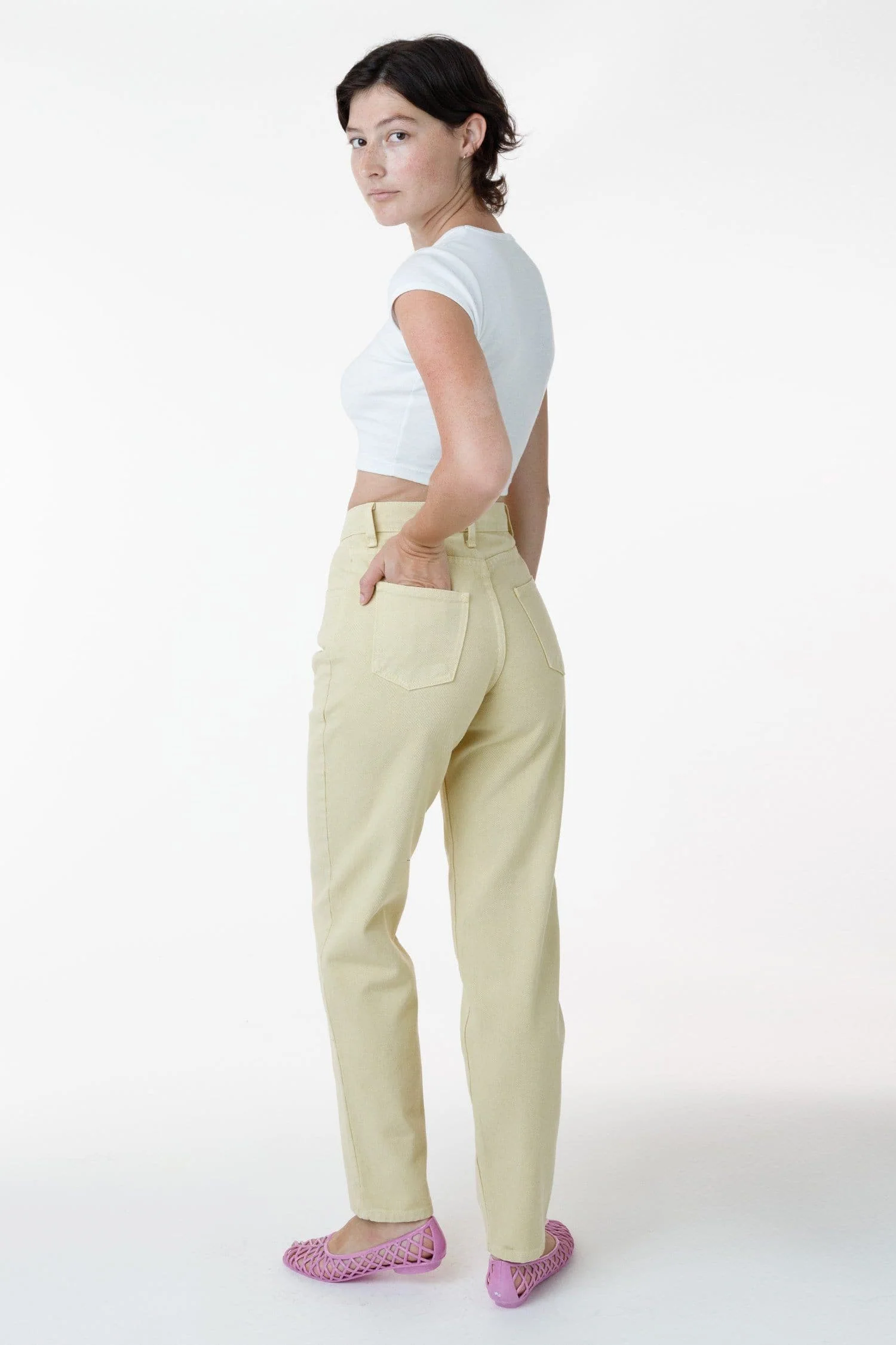 RBDW01GD - Garment Dye Women's Relaxed Fit Bull Denim Jean (Limited Edition) - Image 10