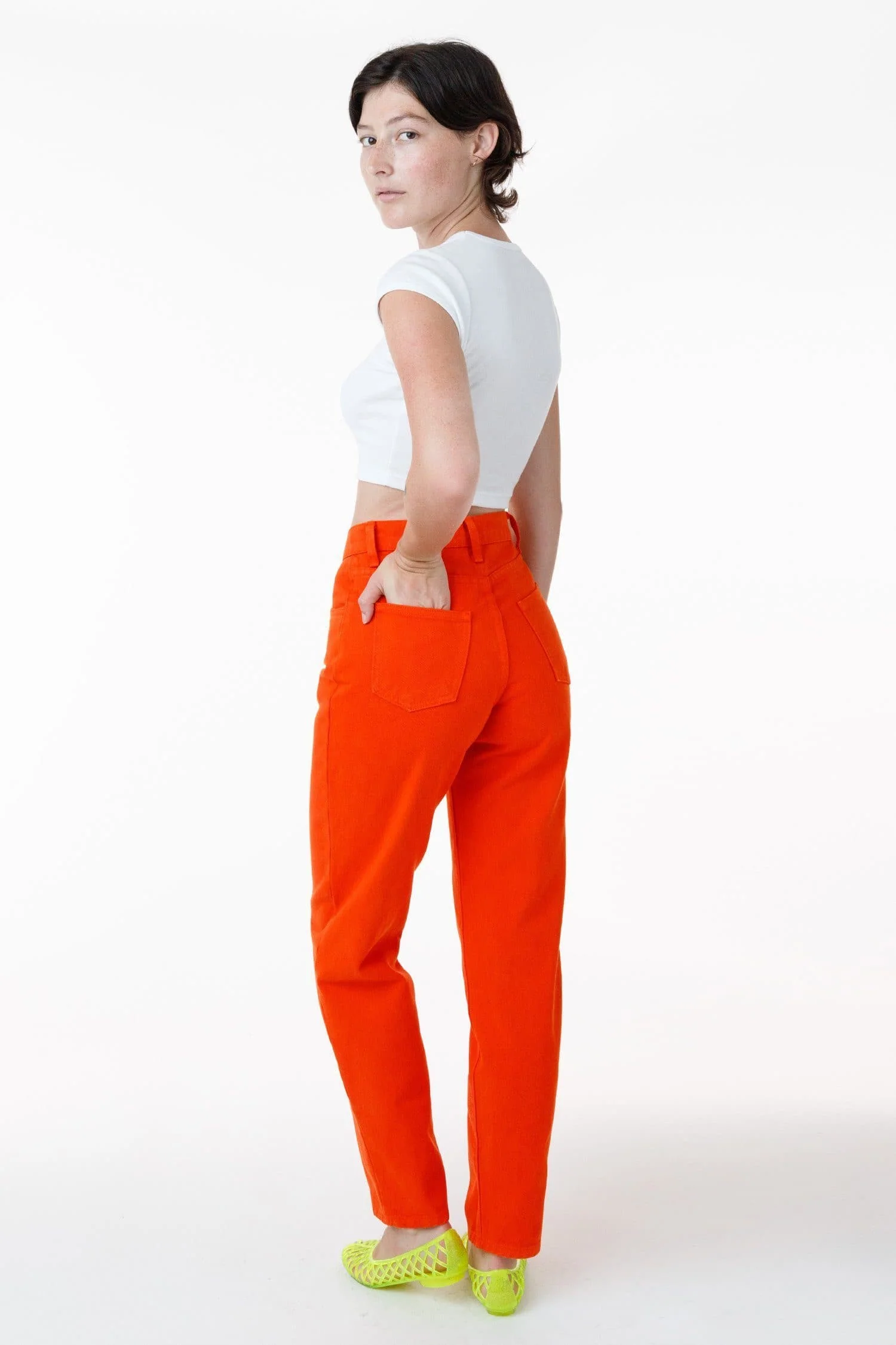 RBDW01GD - Garment Dye Women's Relaxed Fit Bull Denim Jean (Limited Edition) - Image 4