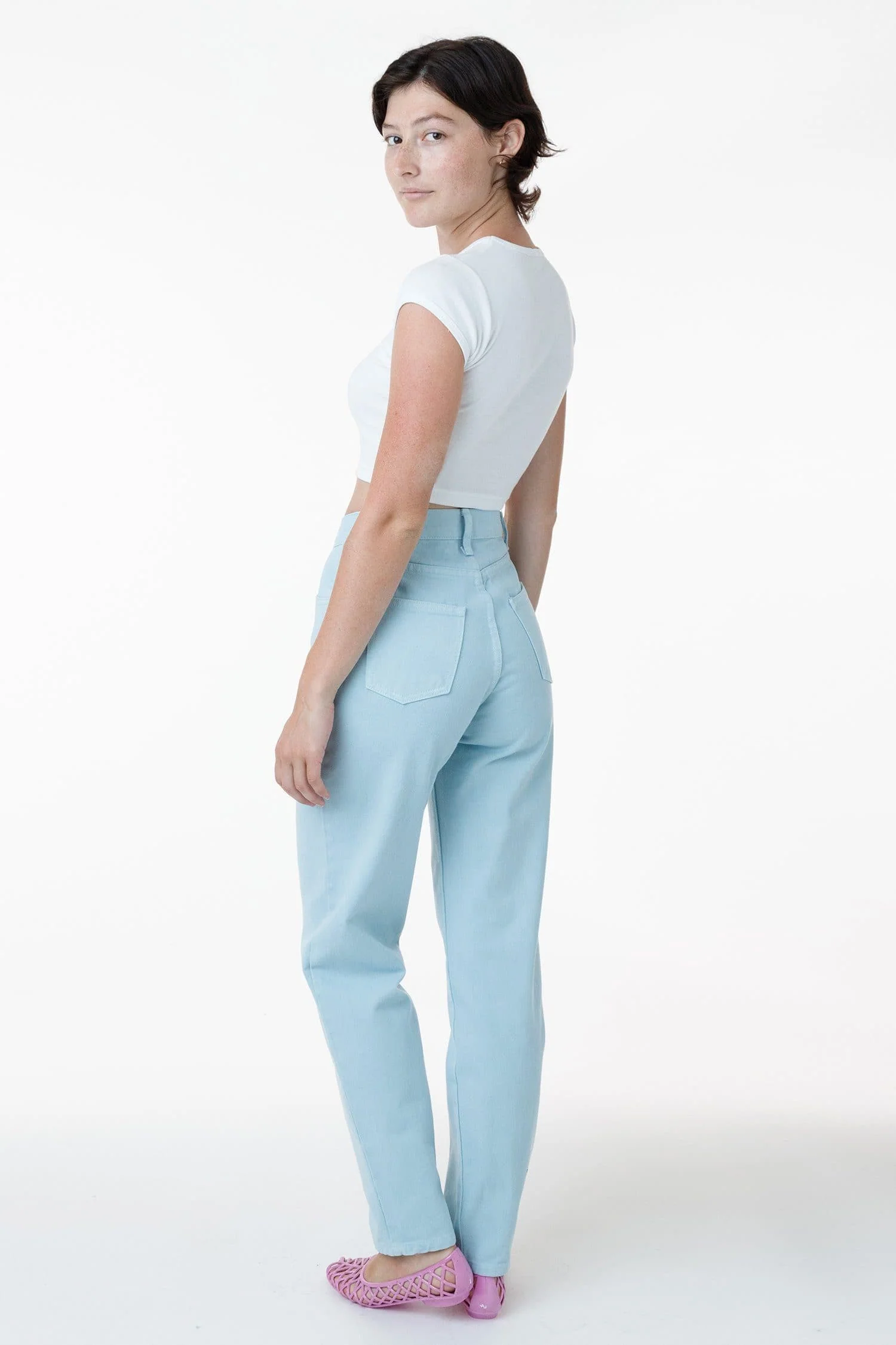 RBDW01GD - Garment Dye Women's Relaxed Fit Bull Denim Jean (Limited Edition) - Image 5