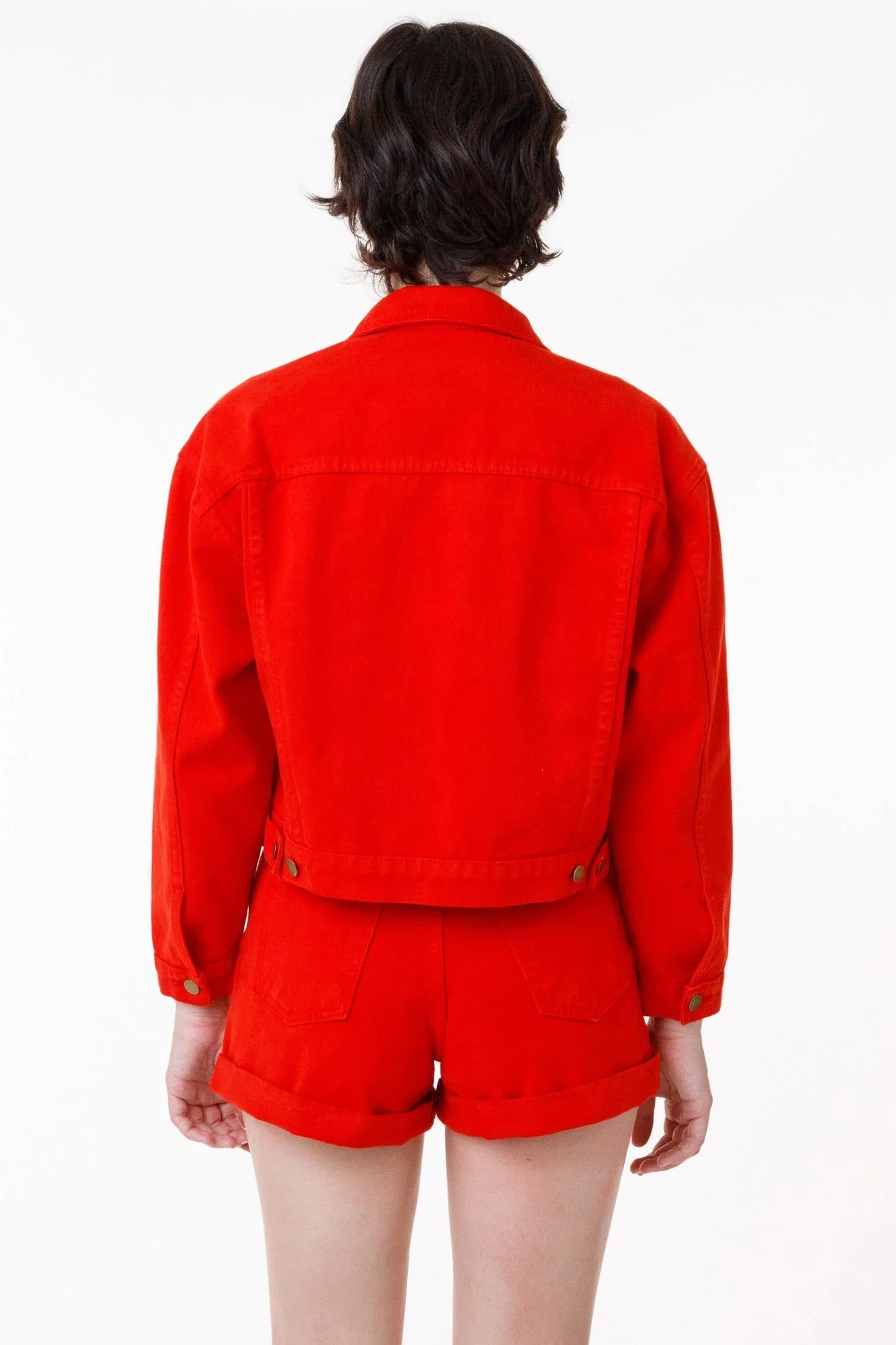 RBDW03GD - Garment Dye Cropped Bull Denim Jacket (Limited Edition) - Image 3