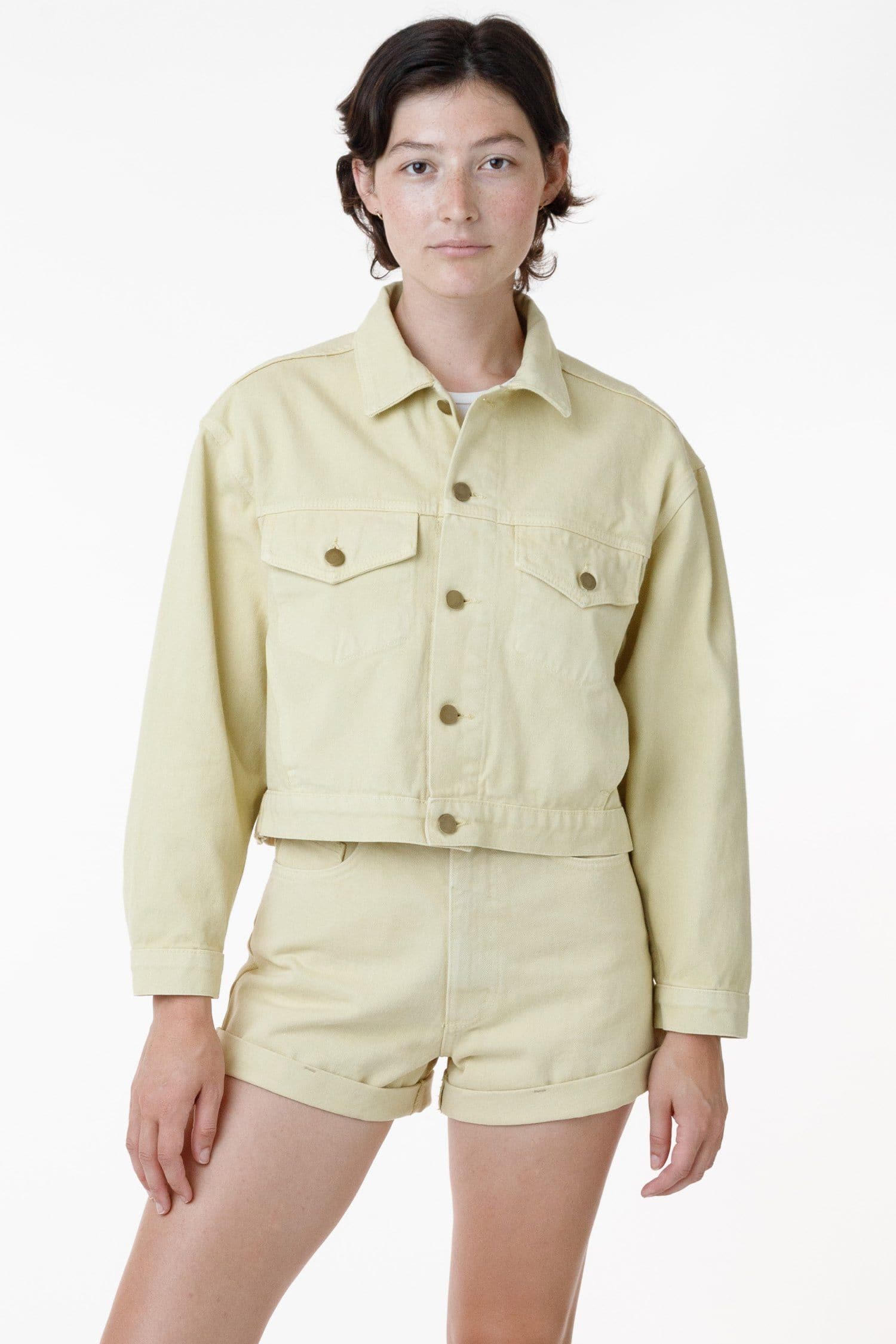 RBDW03GD - Garment Dye Cropped Bull Denim Jacket (Limited Edition) - Image 4
