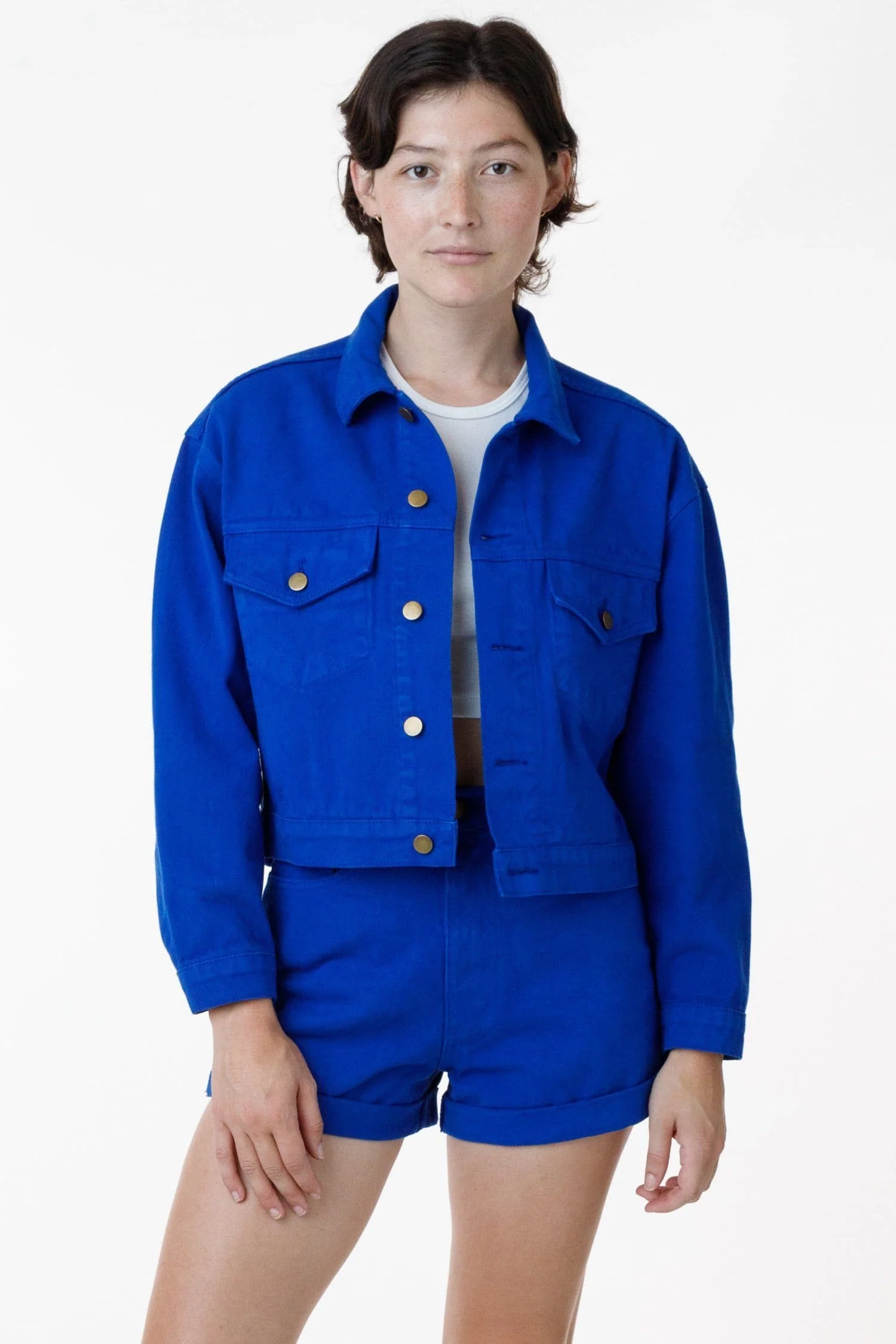 RBDW03GD - Garment Dye Cropped Bull Denim Jacket (Limited Edition) - Image 5