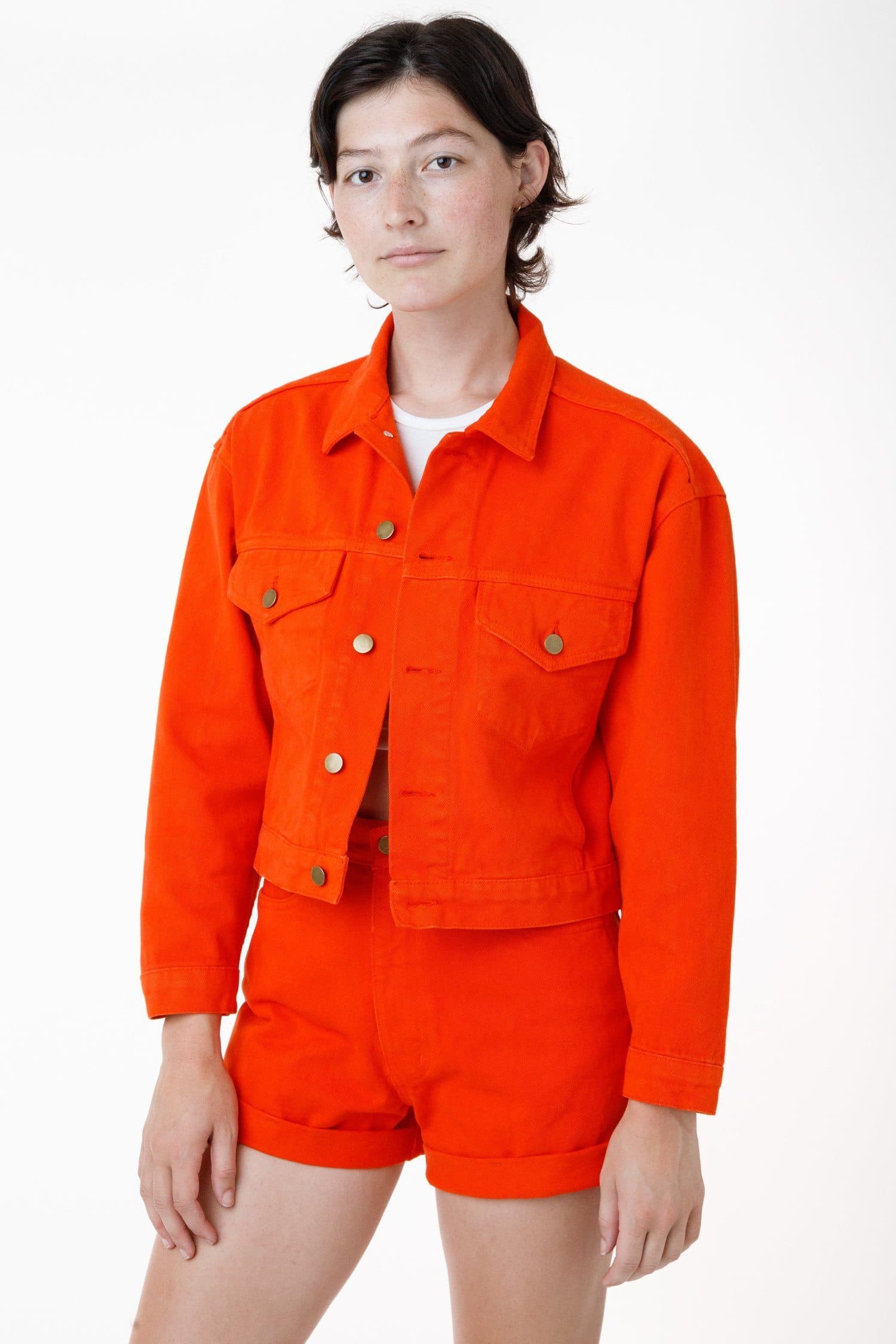 RBDW03GD - Garment Dye Cropped Bull Denim Jacket (Limited Edition) - Image 6