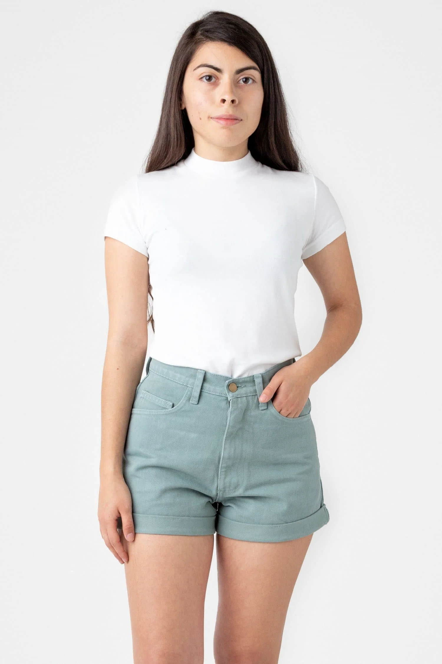 RBDW05GD - Bull Denim Garment Dye Cuff Short - Image 8