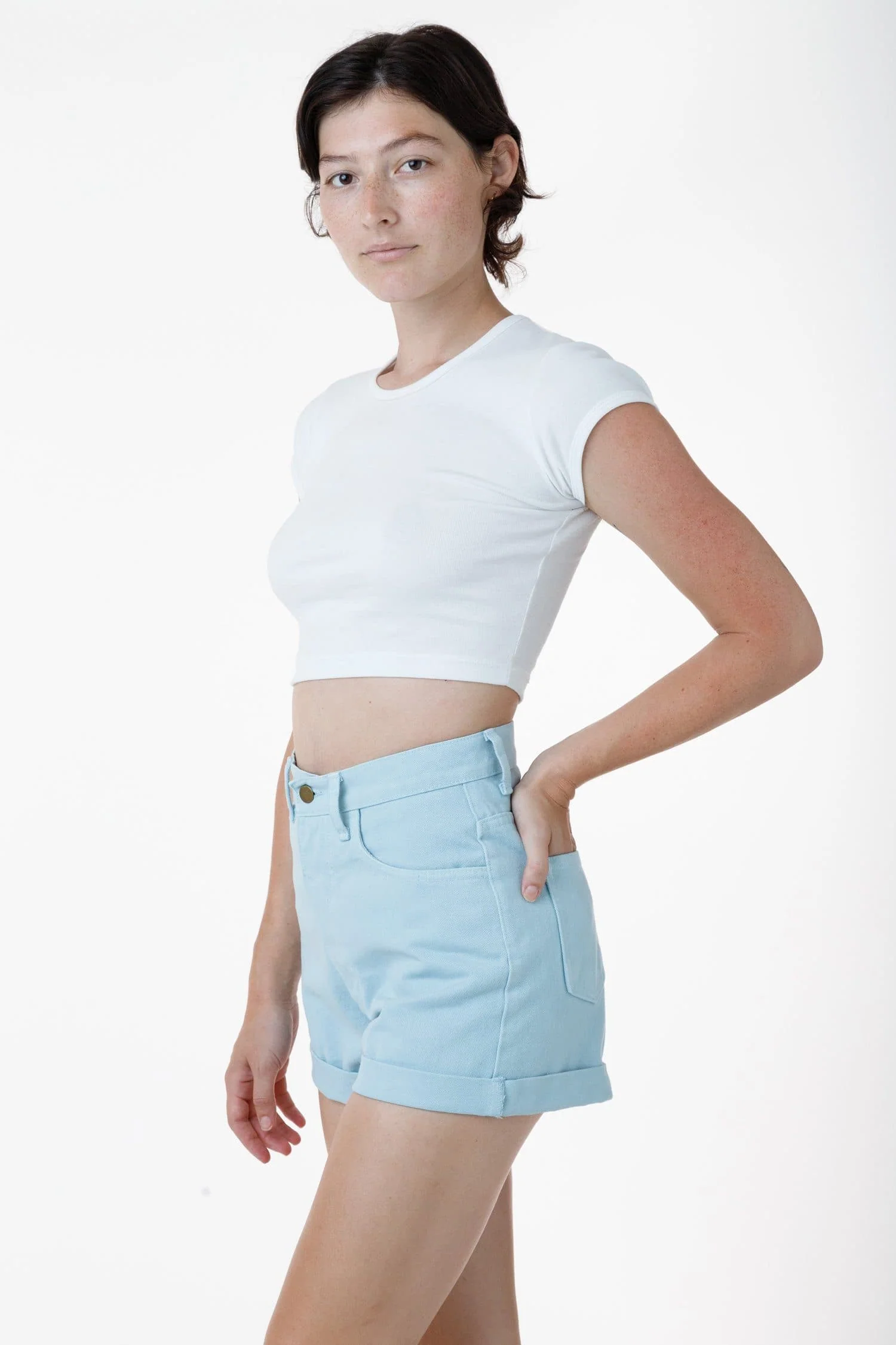 RBDW05GD - Bull Denim Garment Dye Cuff Short (Limited Edition) - Image 8