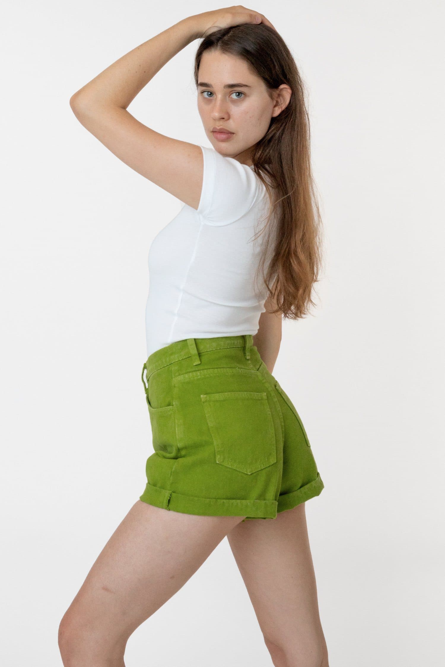 RBDW05GD - Bull Denim Garment Dye Cuff Short (Summer Color Edition) - Image 6