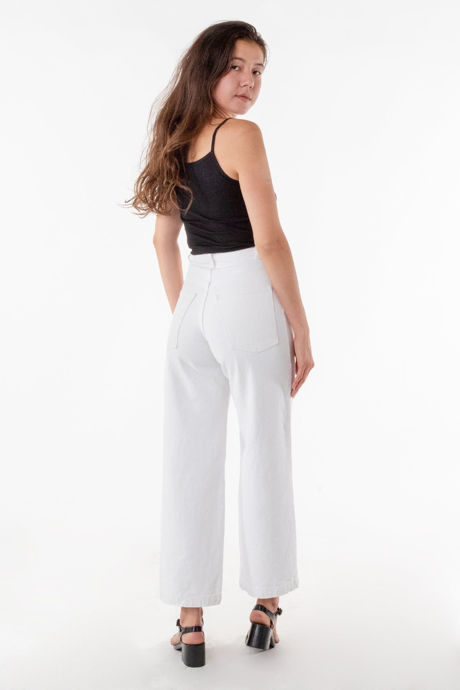 RBDW09GD - High Waisted Wide Leg Jean - Image 6