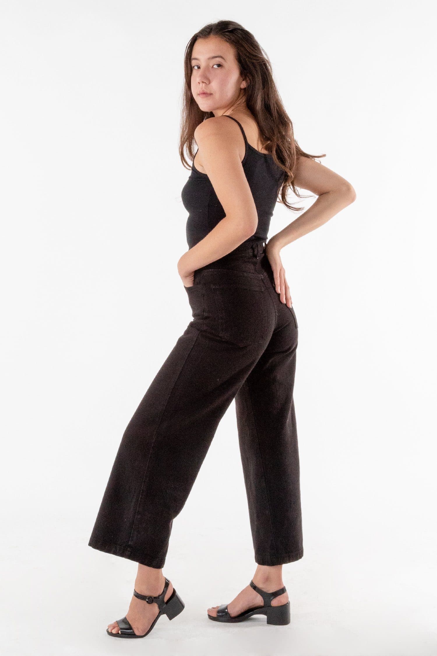 RBDW09GD - High Waisted Wide Leg Jean - Image 7