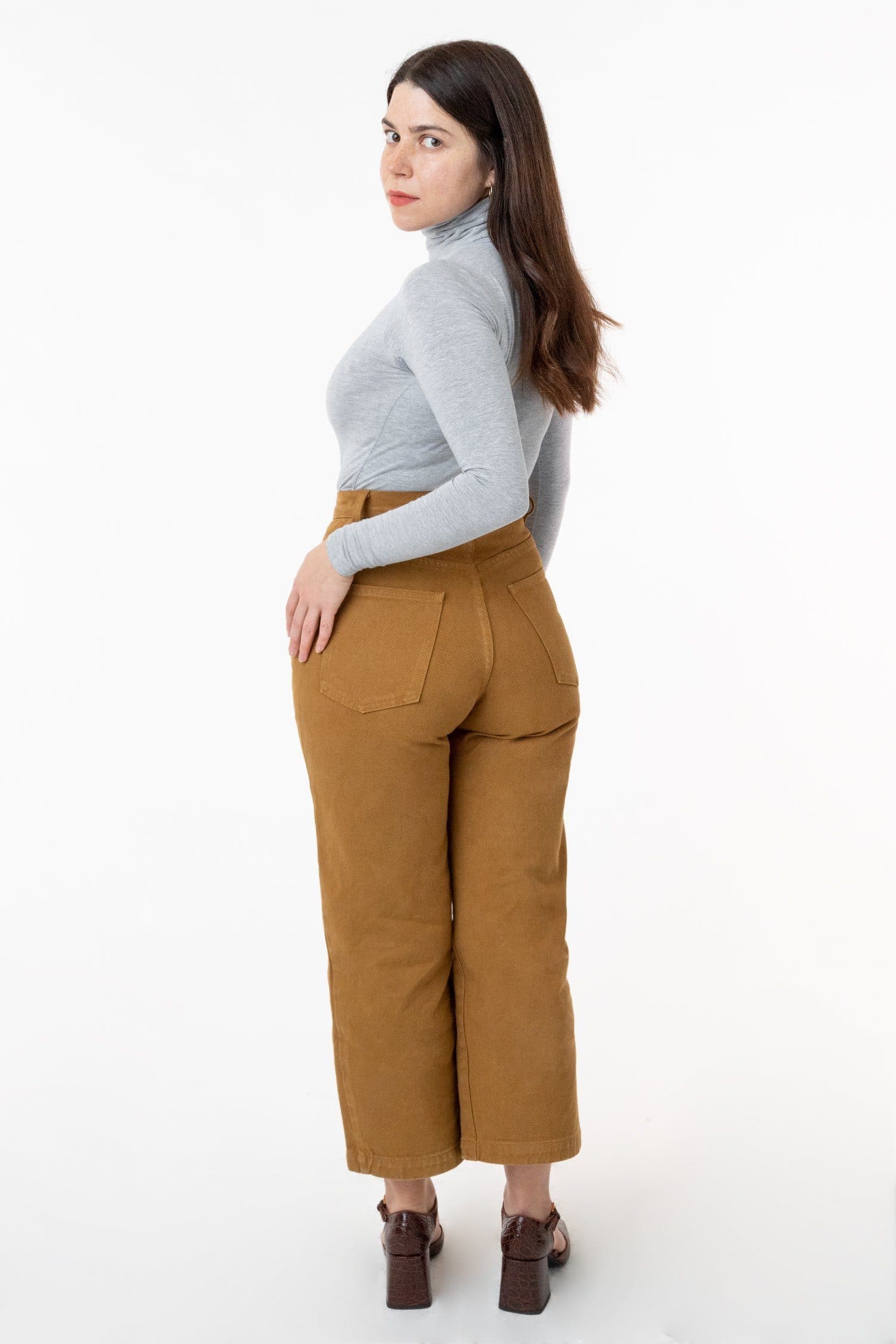RBDW09GD - High Waisted Wide Leg Jean - Image 8