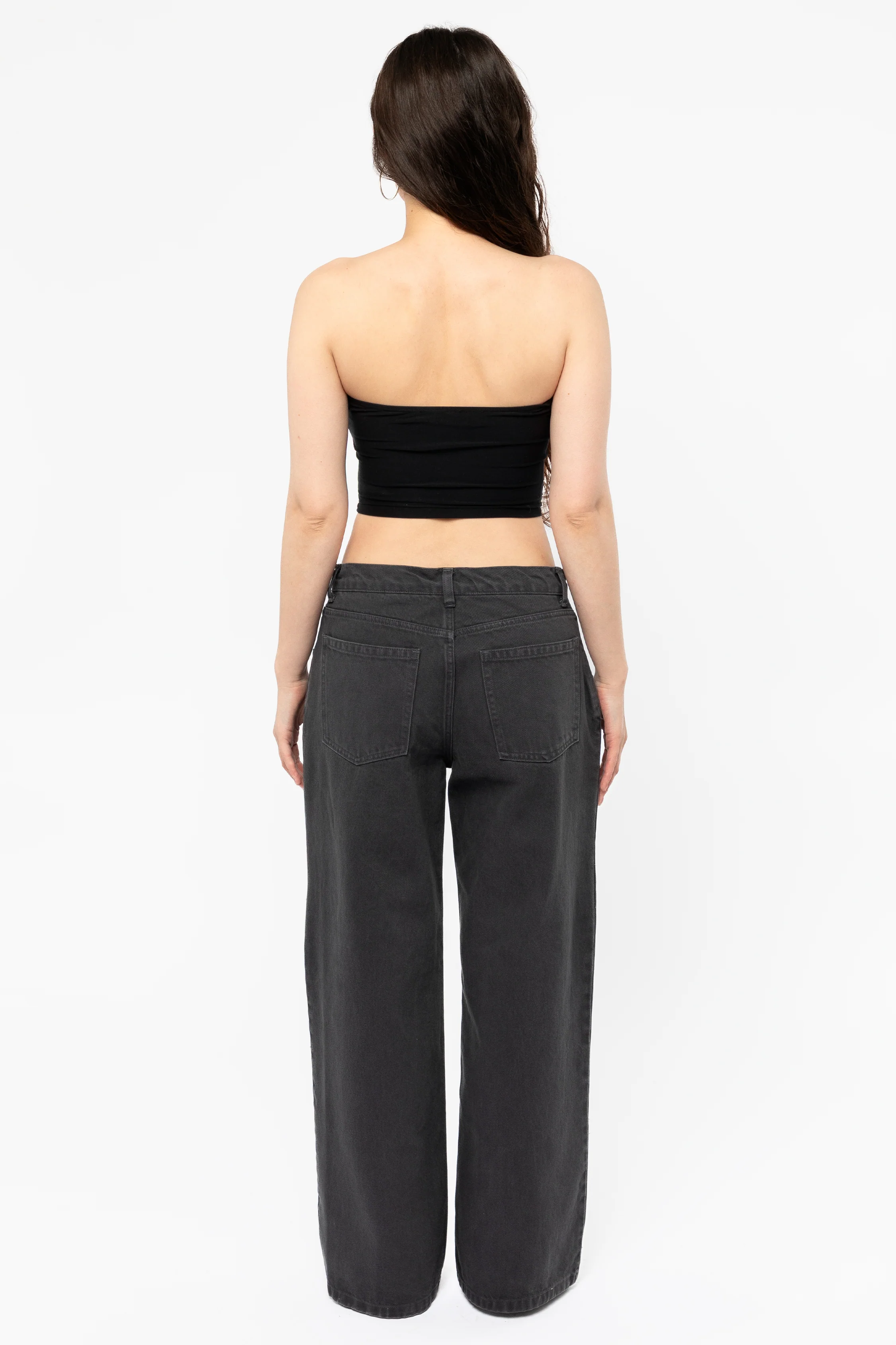 RBDW401GD - 12 oz Bull Denim Mid Rise Wide Leg Jeans - Image 10