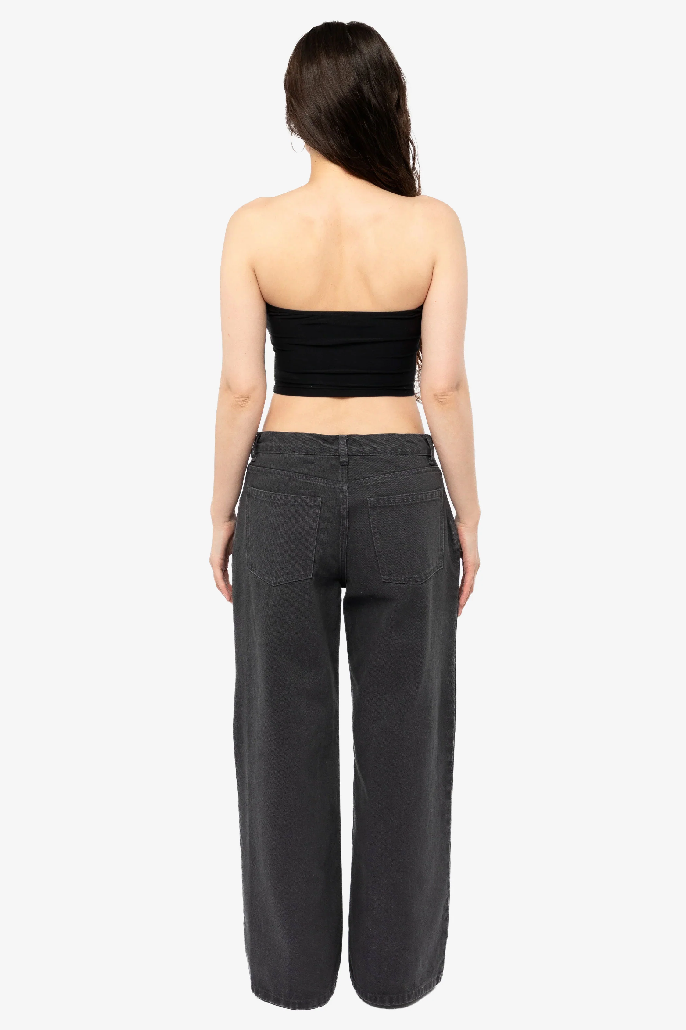 RBDW401GD - 12 oz Bull Denim Mid Rise Wide Leg Jeans - Image 5