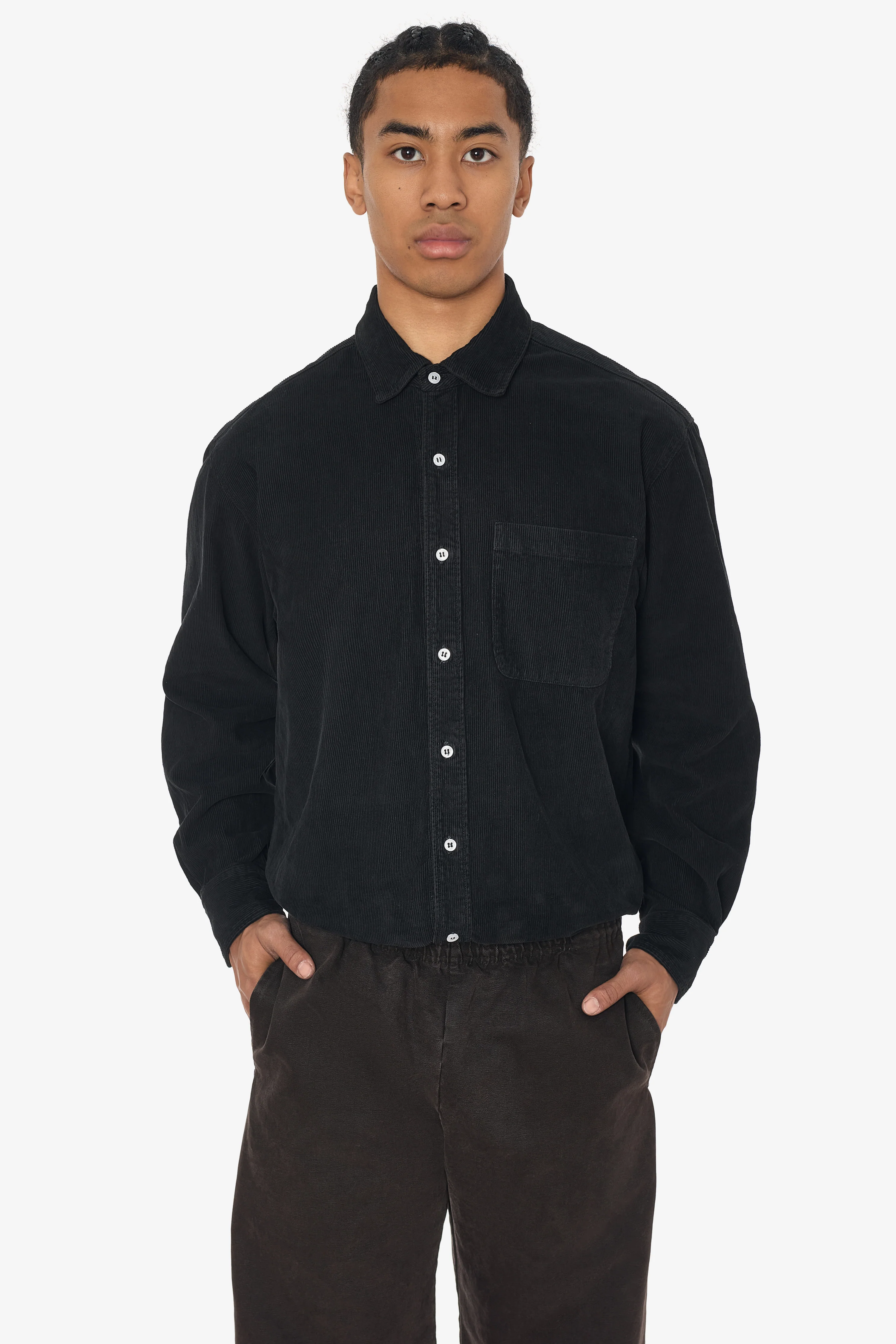 RCD402GD - Corduroy Button Down Shirt - Image 10