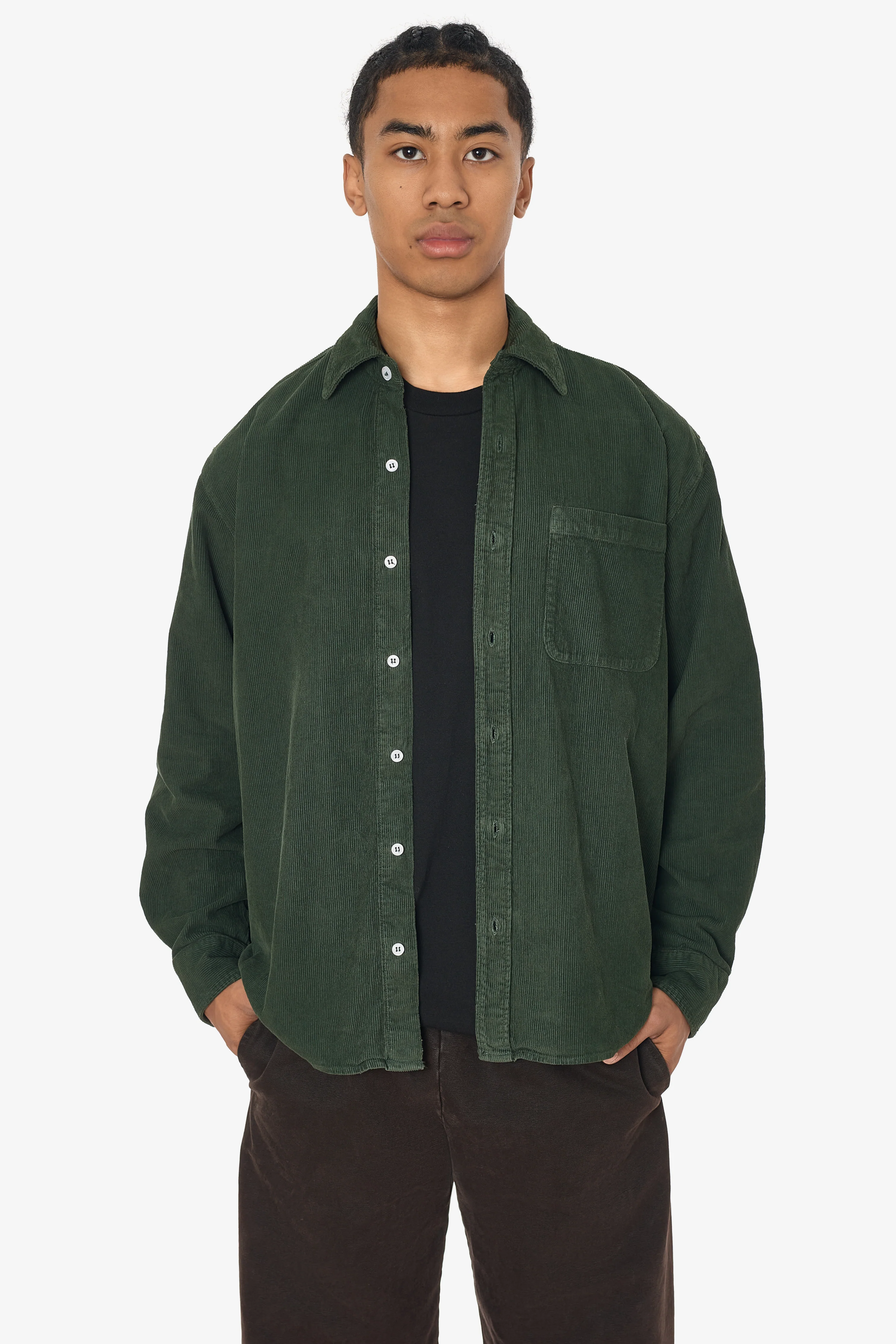 RCD402GD - Corduroy Button Down Shirt - Image 15
