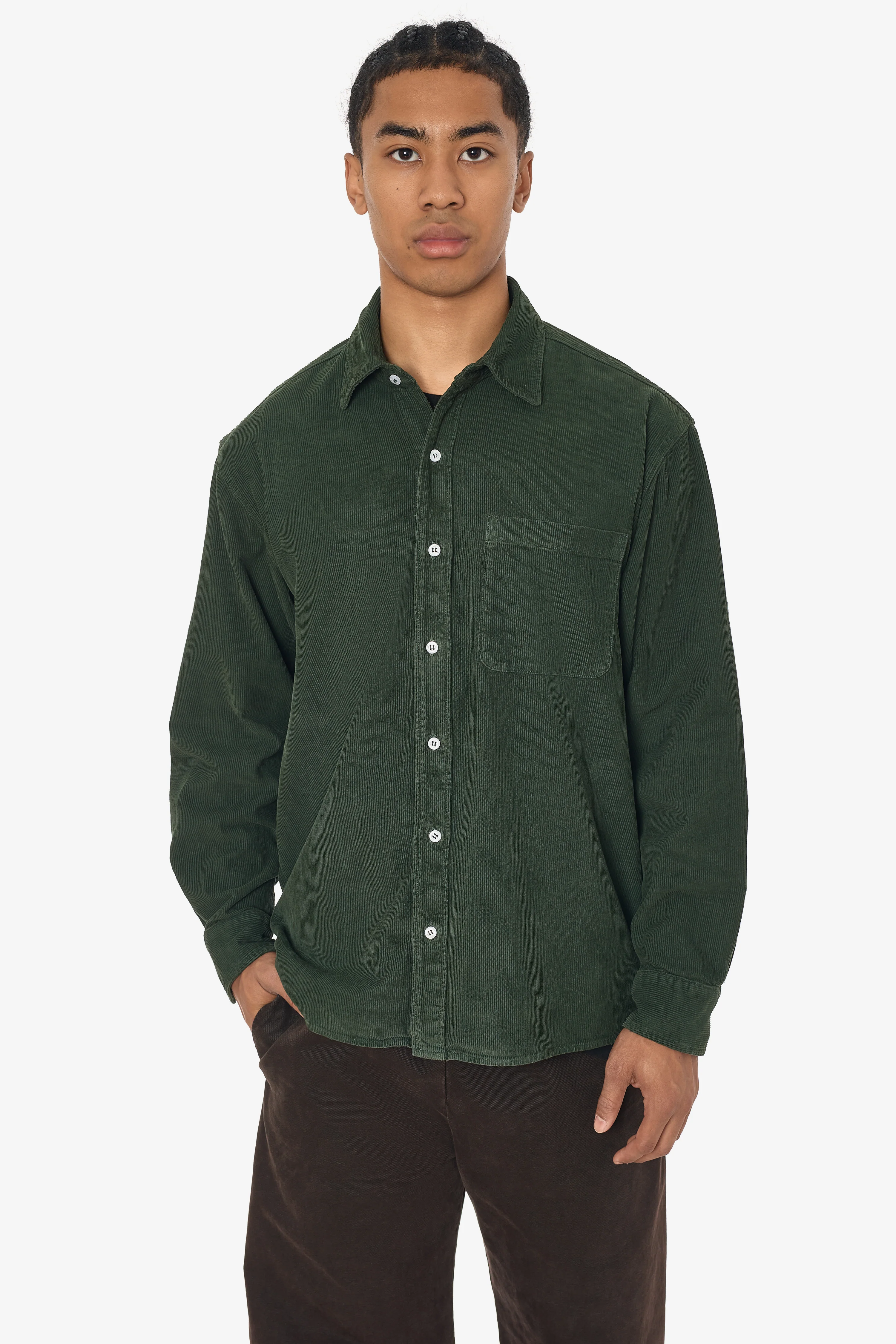 RCD402GD - Corduroy Button Down Shirt - Image 3