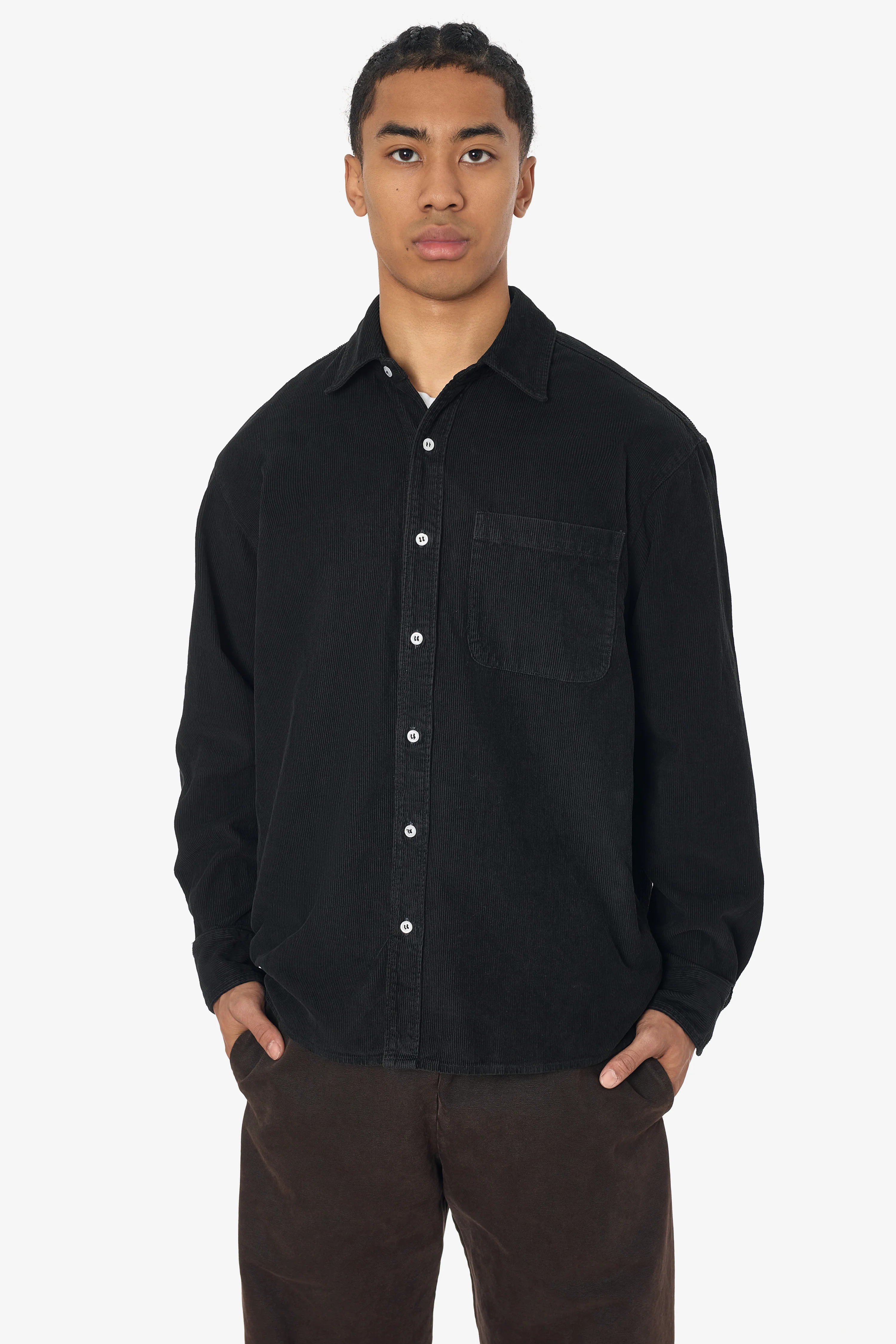 RCD402GD - Corduroy Button Down Shirt - Image 8
