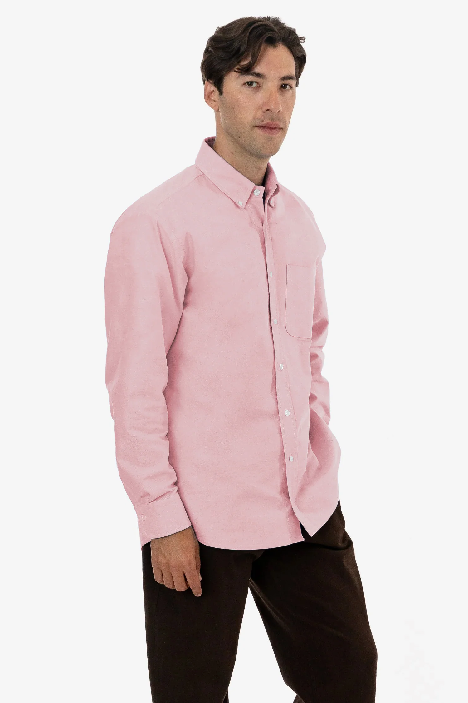 RCP402 - Classic Long Sleeve Oxford Button Down Shirt - Image 10