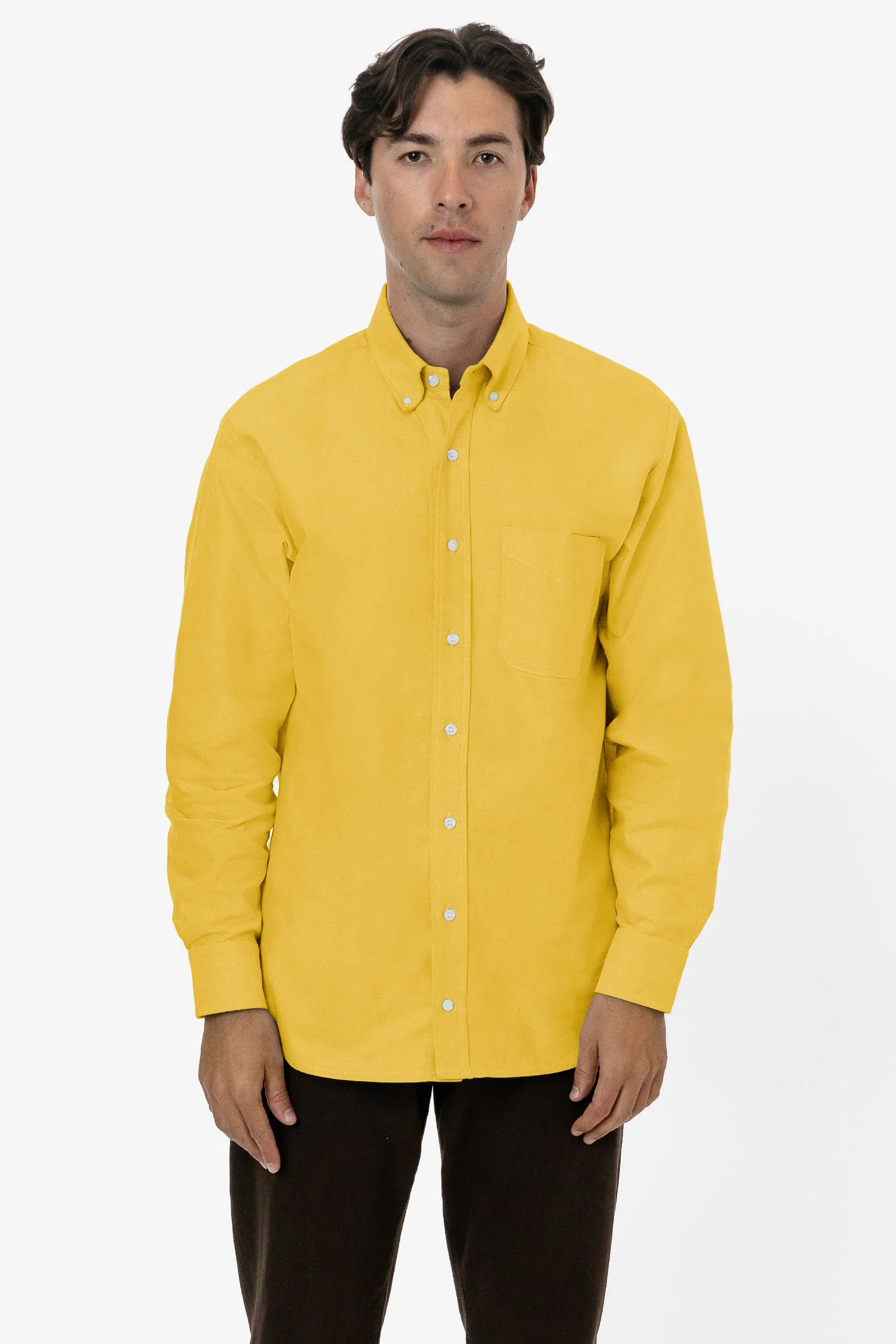 RCP402 - Classic Long Sleeve Oxford Button Down Shirt - Image 11
