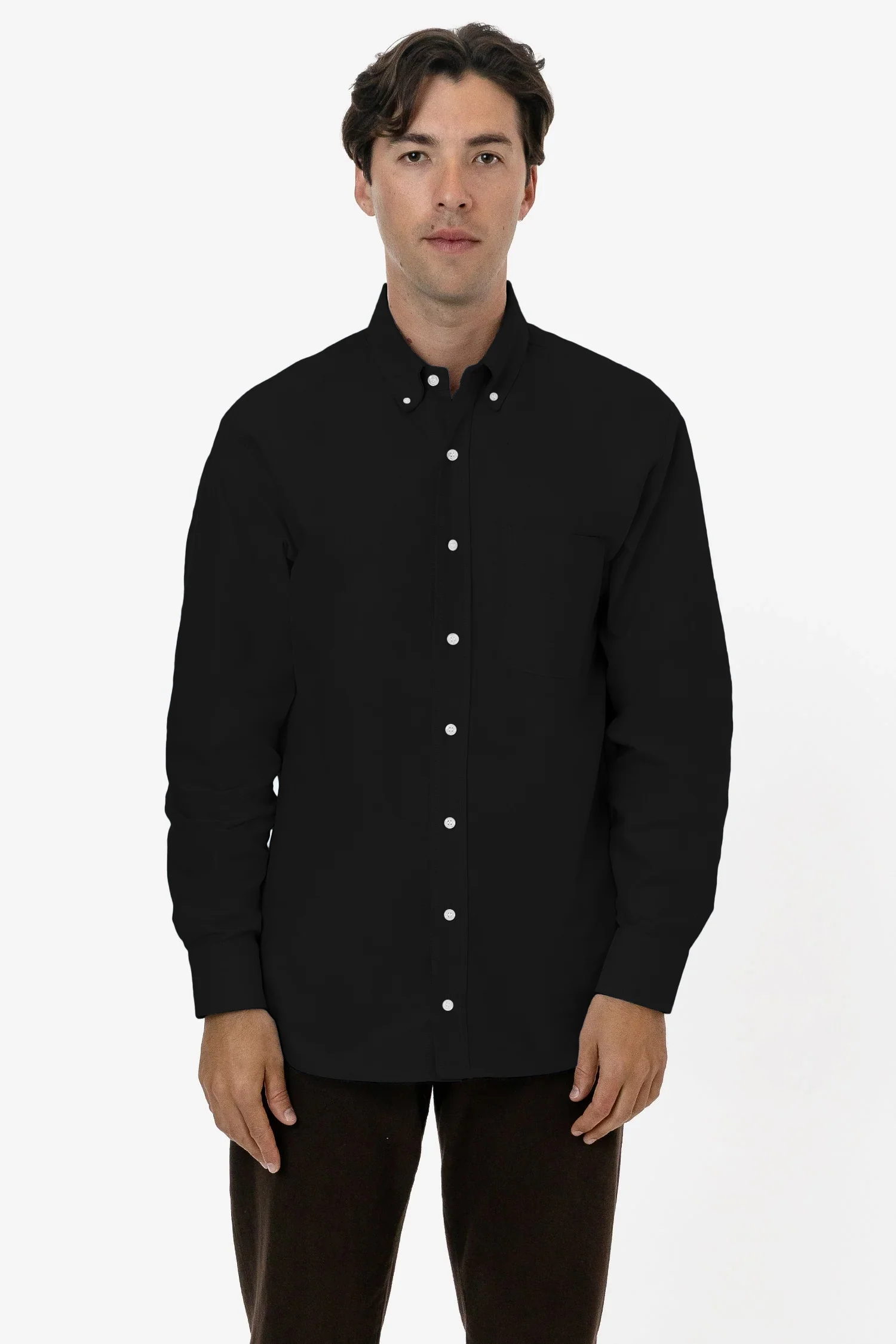 RCP402 - Classic Long Sleeve Oxford Button Down Shirt - Image 5