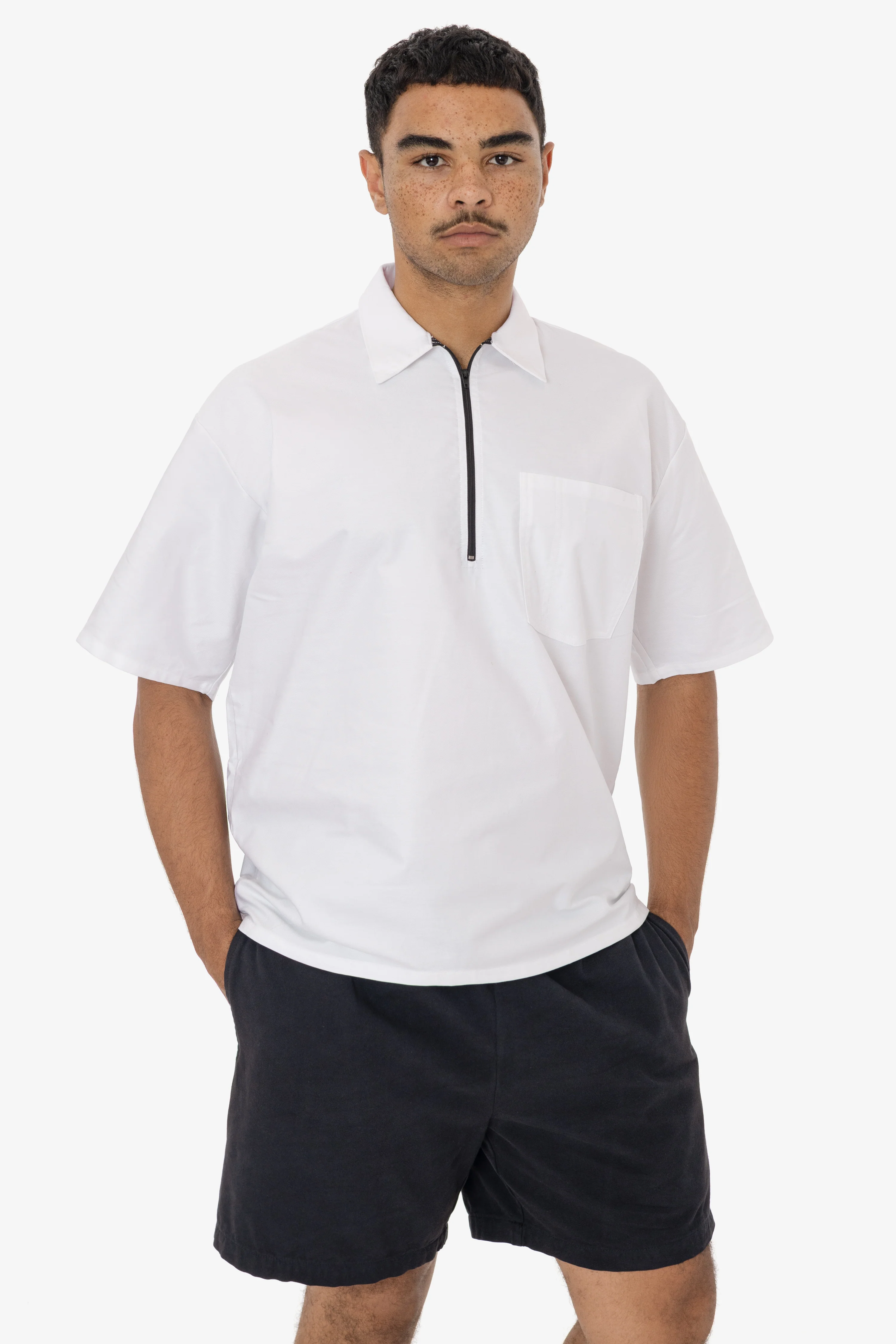 RCP409 - Oxford Zip-Up Work Shirt - Image 11