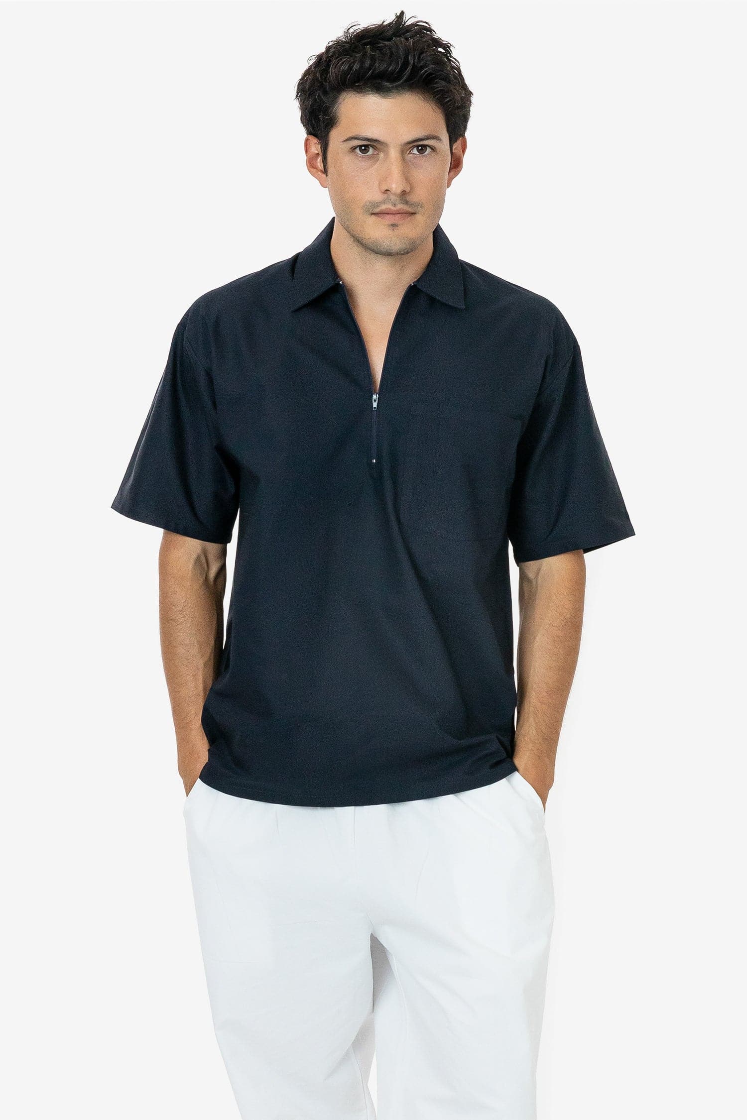 RCP409 - Oxford Zip-Up Work Shirt - Image 5