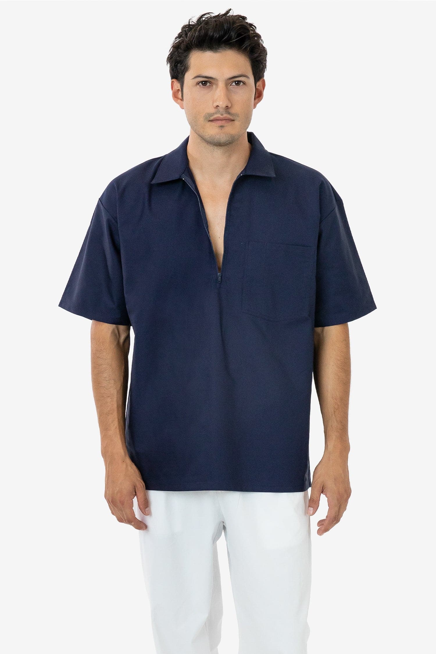 RCP409 - Oxford Zip-Up Work Shirt - Image 7
