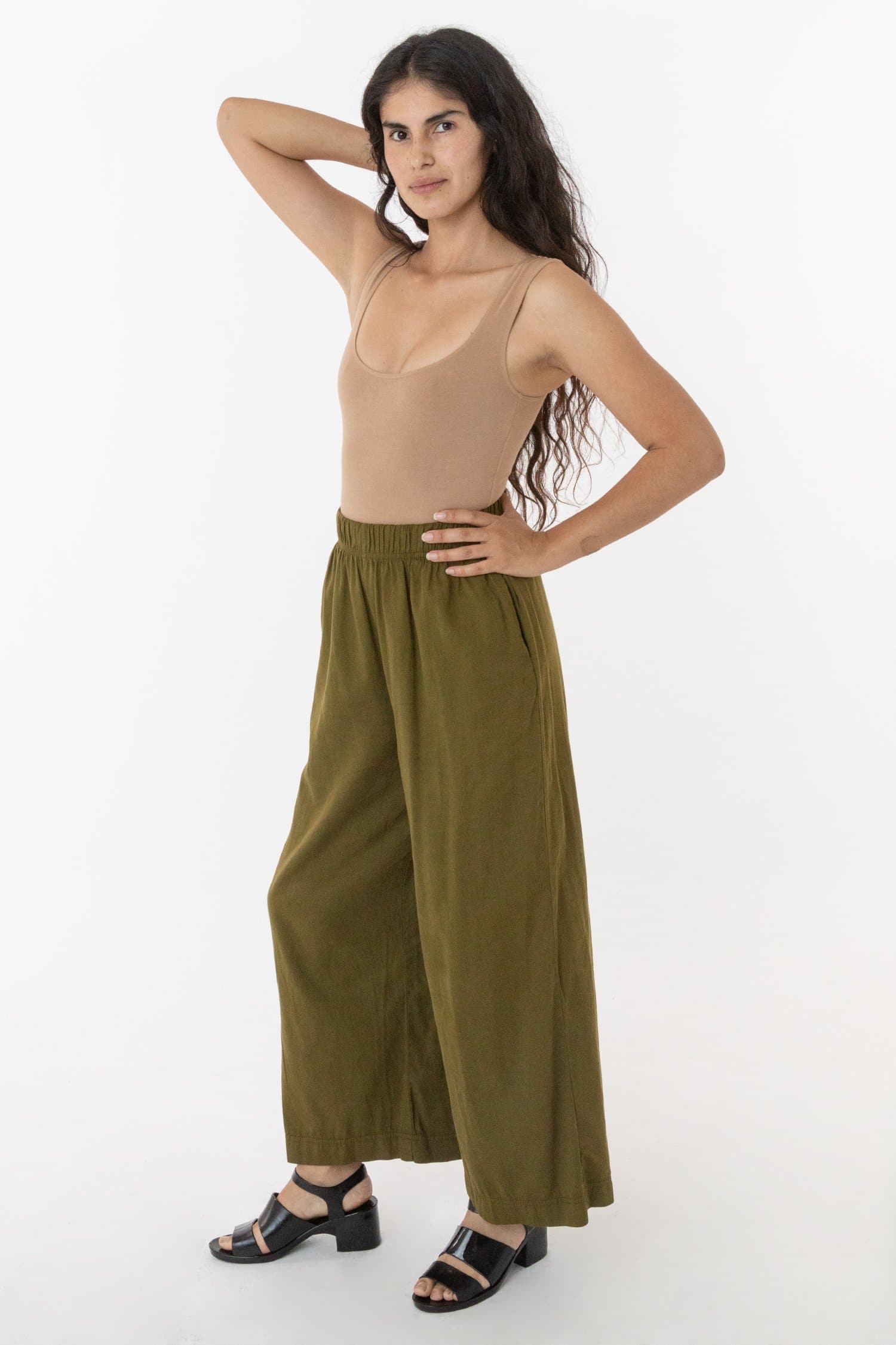 RCT308 - Cotton Twill Wide Pants - Image 2