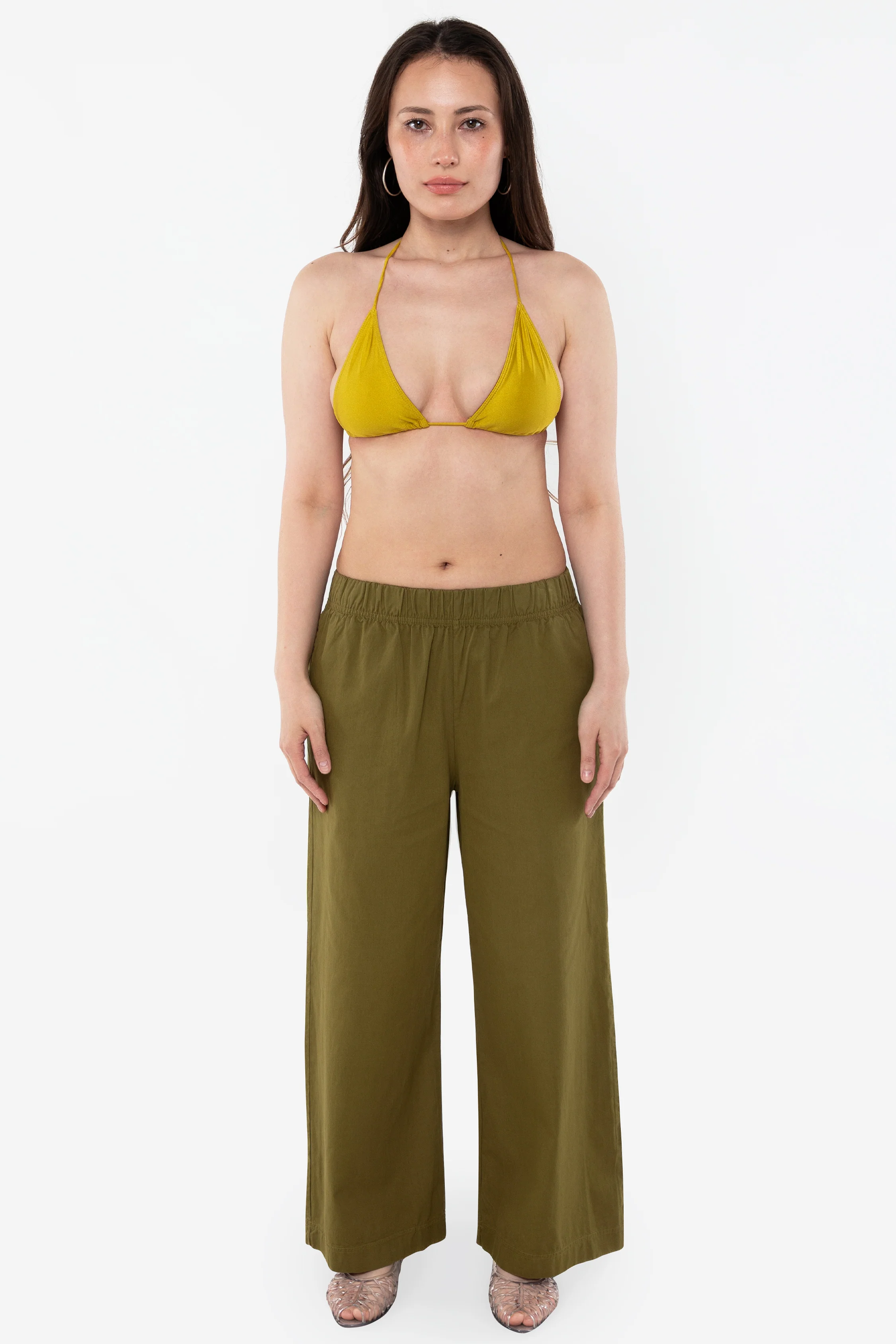 RCT308 - Cotton Twill Wide Pants - Image 3