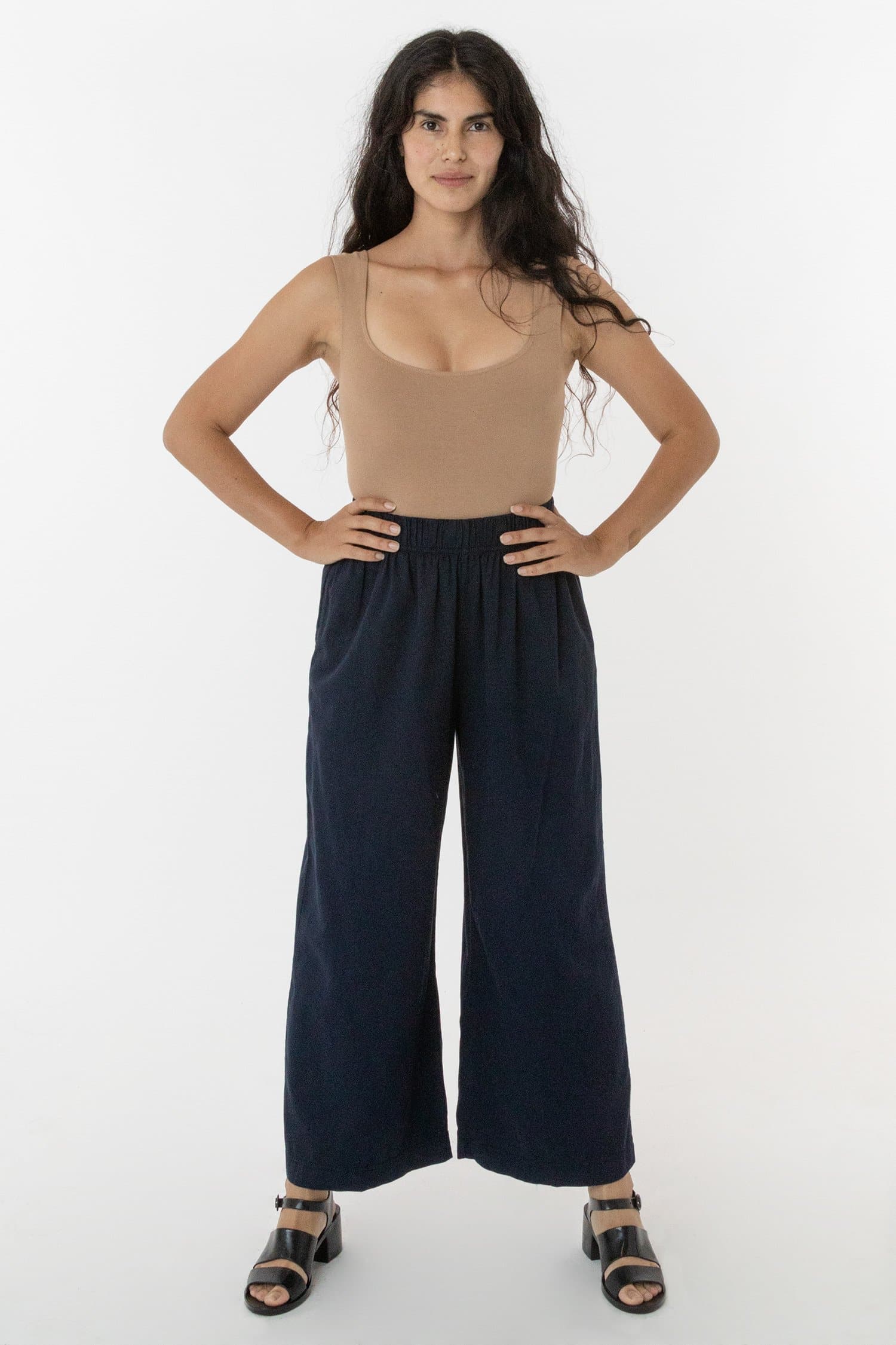 RCT308 - Cotton Twill Wide Pants - Image 4