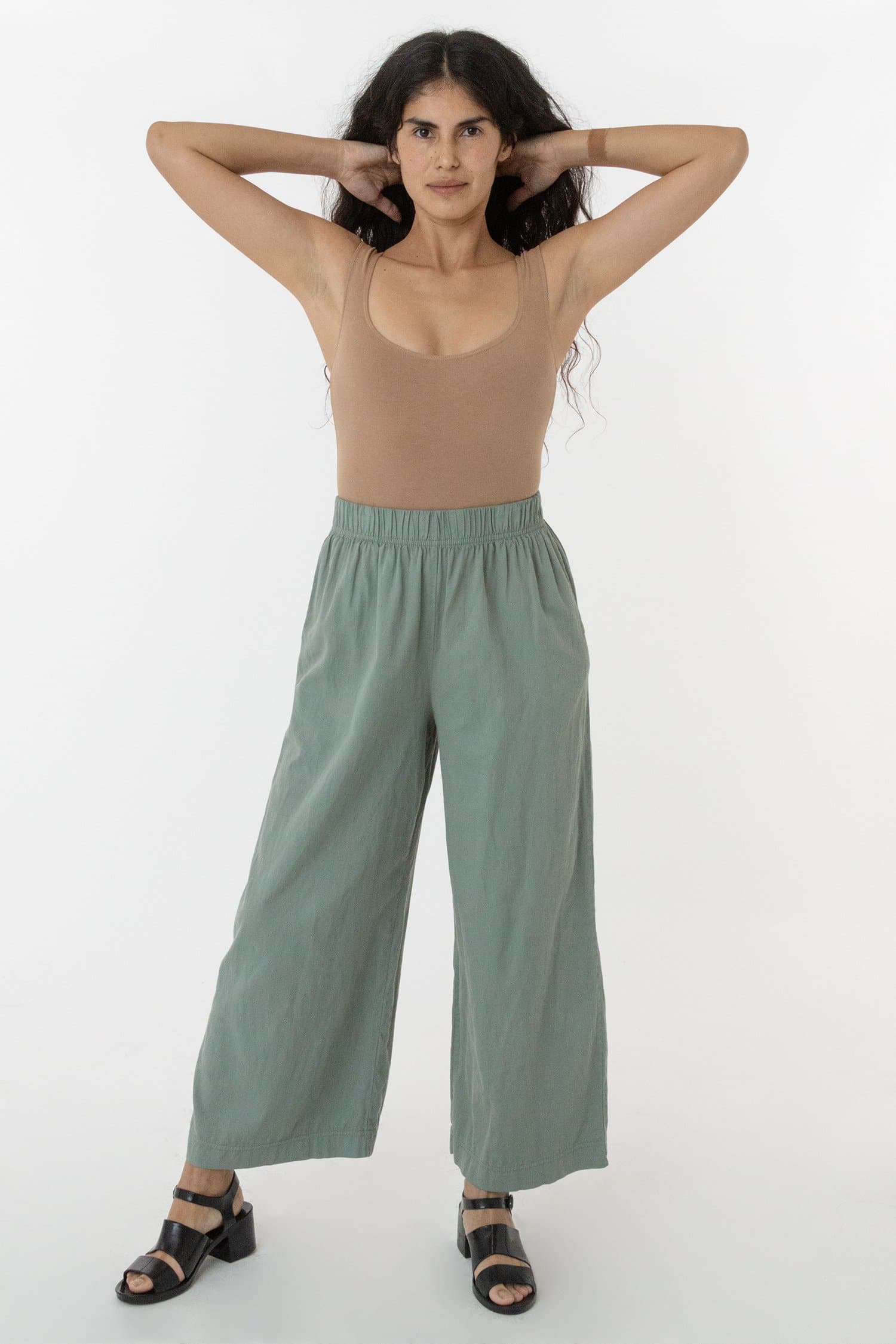 RCT308 - Cotton Twill Wide Pants - Image 6