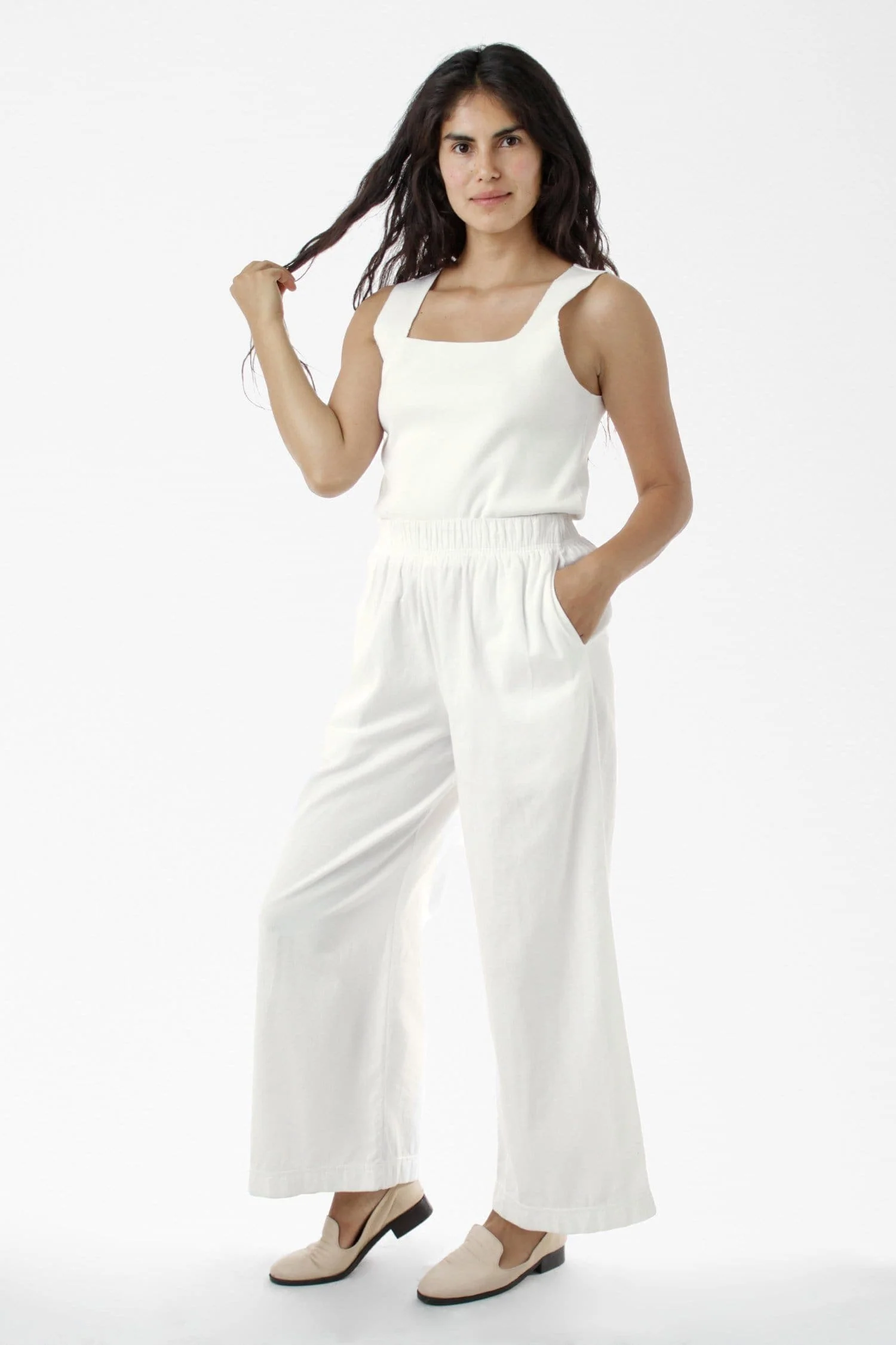 RCT308 - Cotton Twill Wide Pants - Image 9