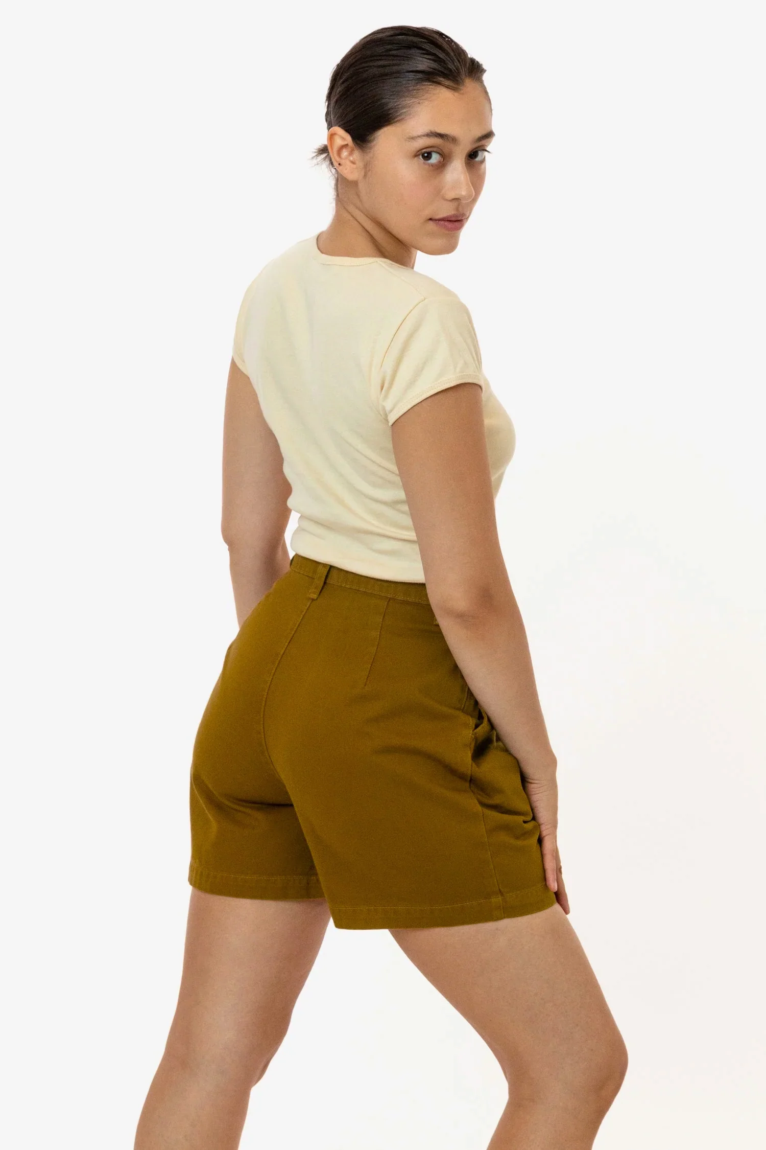 RCT372 - Cotton Twill Pleated Short - Image 13
