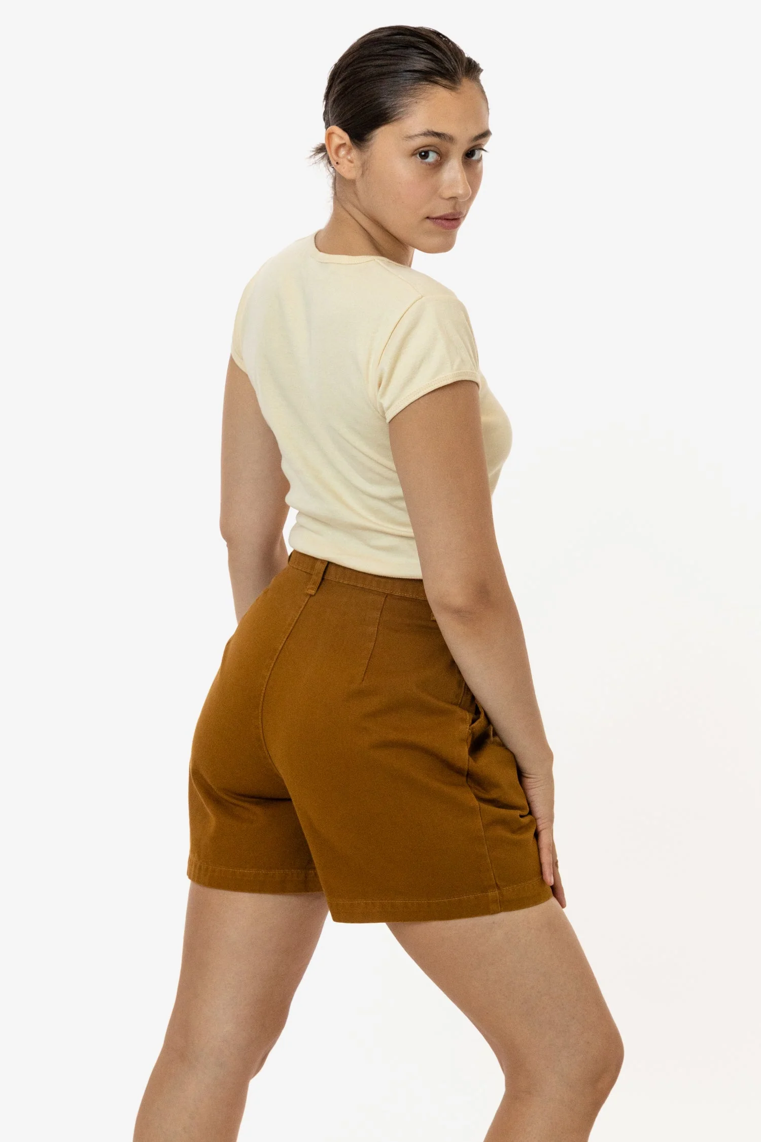 RCT372 - Cotton Twill Pleated Short - Image 9