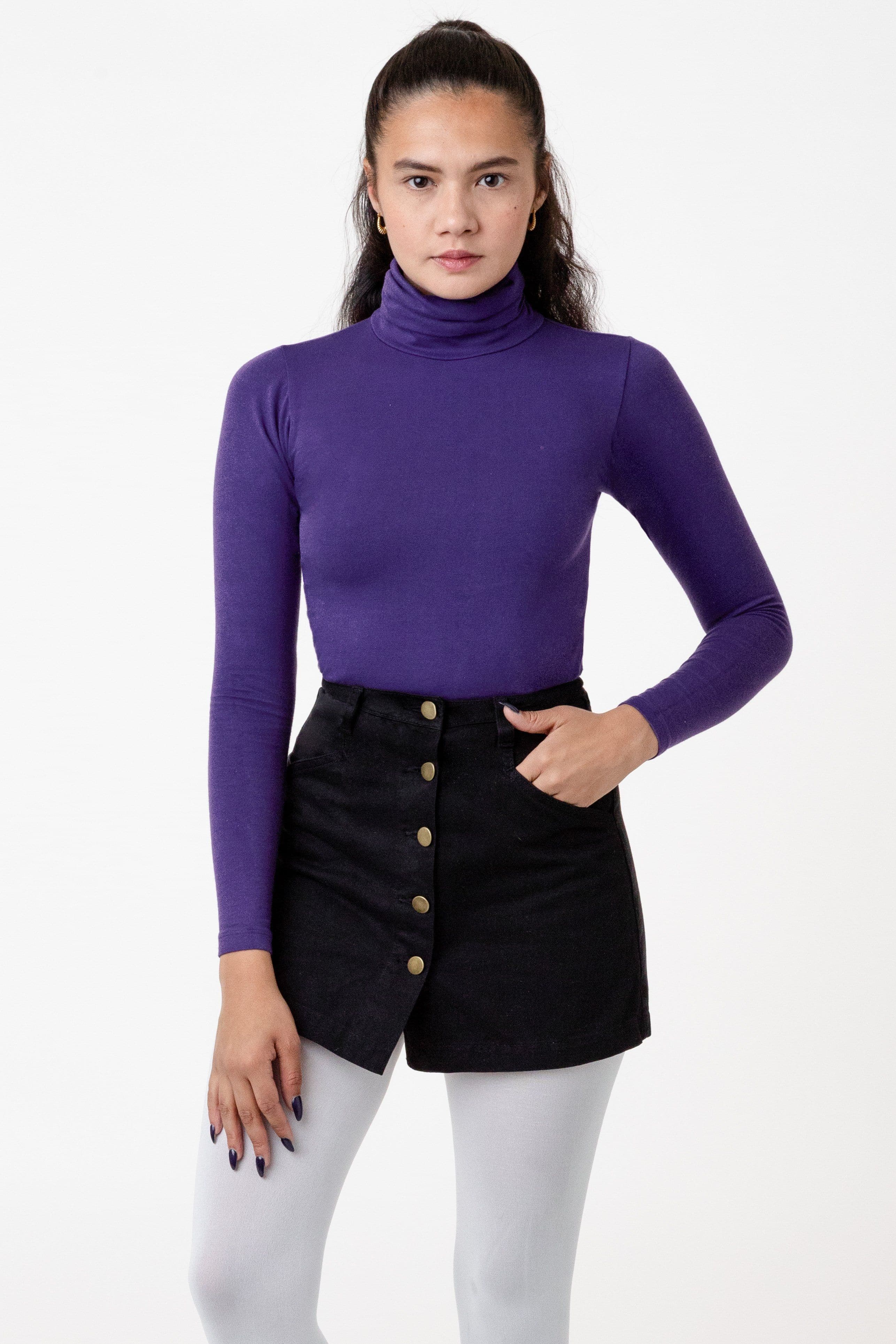 RCT380 - Cotton Twill Button-Front Skort - Image 7