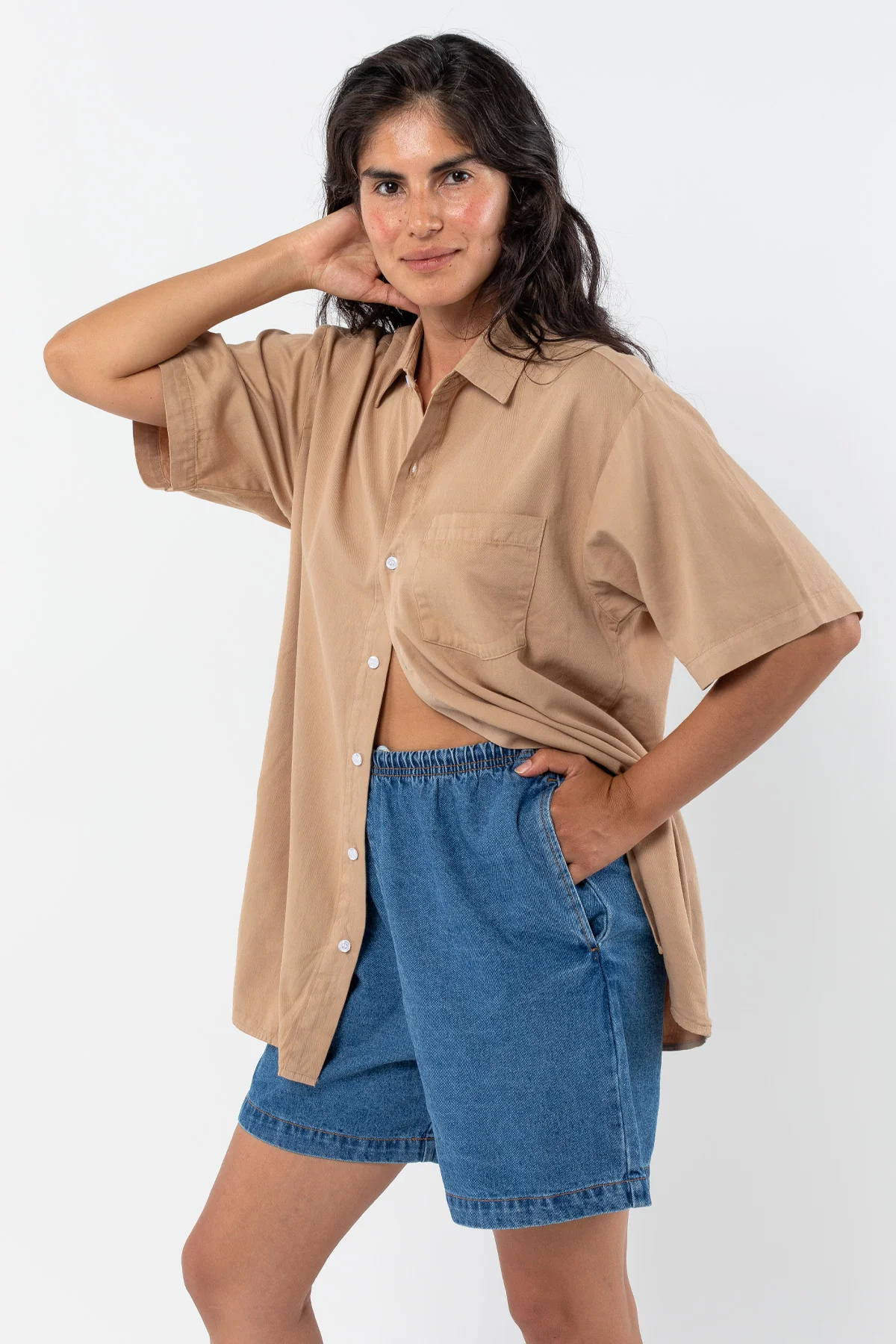 RCT419GD - Cotton Twill Casual Button Up Shirt - Image 11