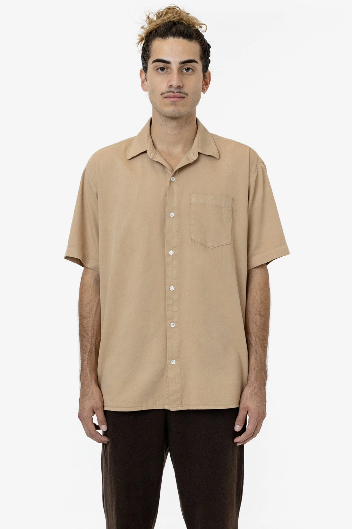 RCT419GD - Cotton Twill Casual Button Up Shirt - Image 3